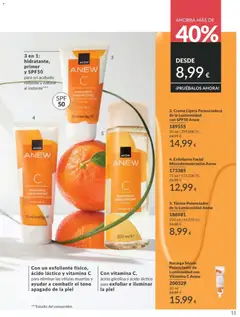 Vista previa Recarga Sérum Potenciador de Luminosidad con Vitamina C Anew, Recarga Sérum Potenciador de Luminosidad con Vitamina C Anew válido desde el 01.05.2026 | Página: 15