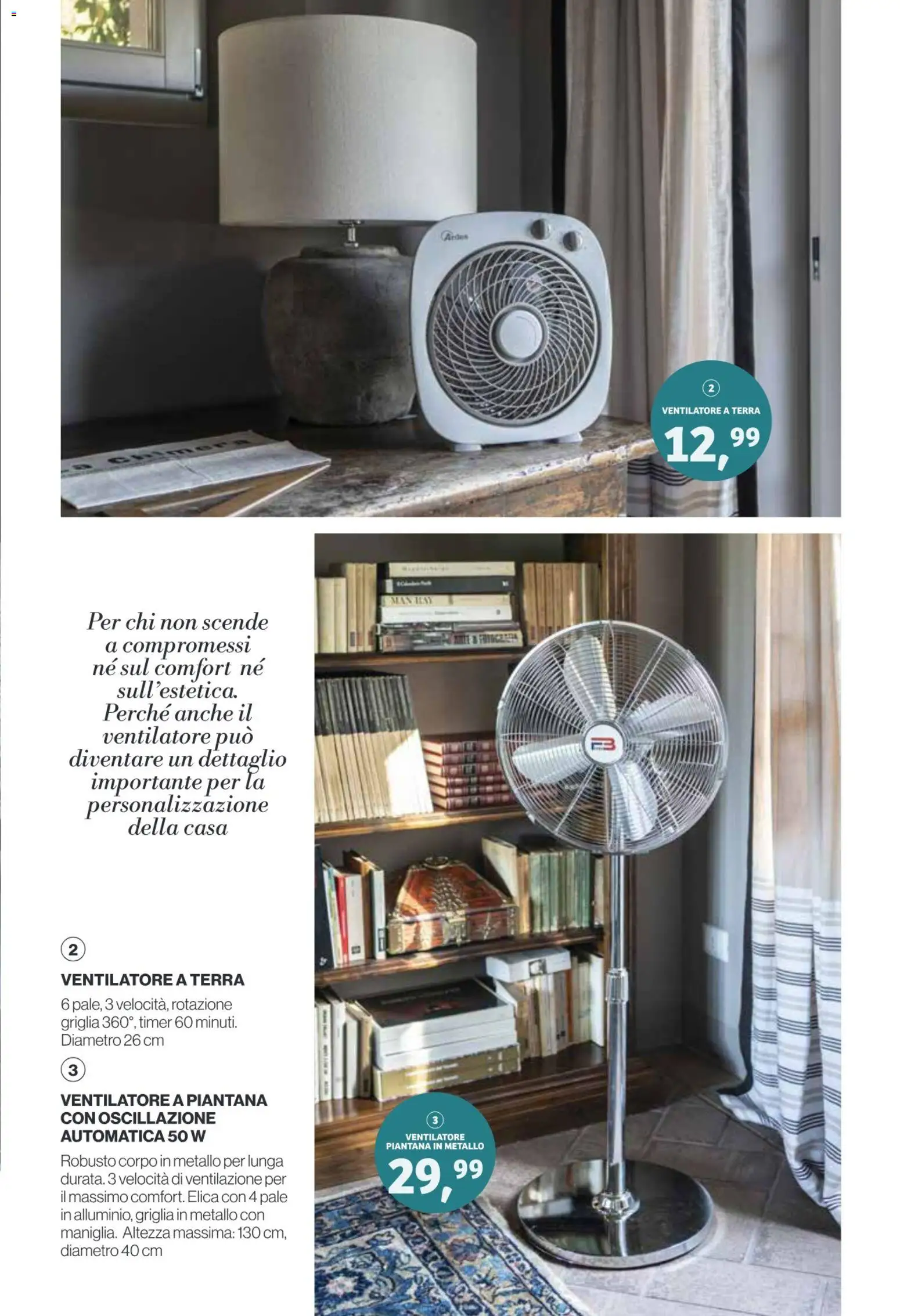 Volantino IN's del 13/05/2026 | Pagina: 3 | Prodotti: Ventilatore, Ventilatore a piantana, Griglia, Terra