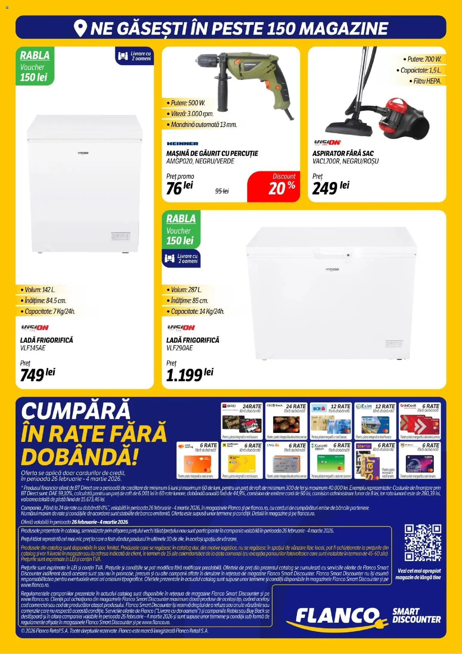 Noul catalog Flanco – valabil de la 26.02.2026 | Pagină: 25 | Produse: Raft, Bancă, Sac, Pește