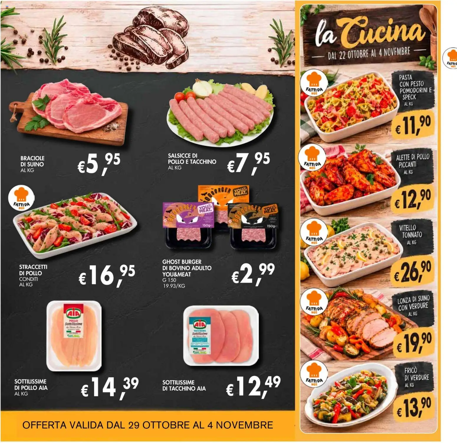 Volantino Coal del 22/10/2026 | Pagina: 7 | Prodotti: Pomodorini, Verdure, Suino, Tacchino