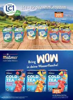 Meßmer Cold Tea Himbeere-Zitrone, Himbeere-Zitrone, Früchtetee, natürlich aromatisiert, Himbeer-Zitronen-Geschmack ab 01.07.2026 gültig | Seite: 36 | Produkte: Joghurt, Himbeere, Pfirsich, Zitrone