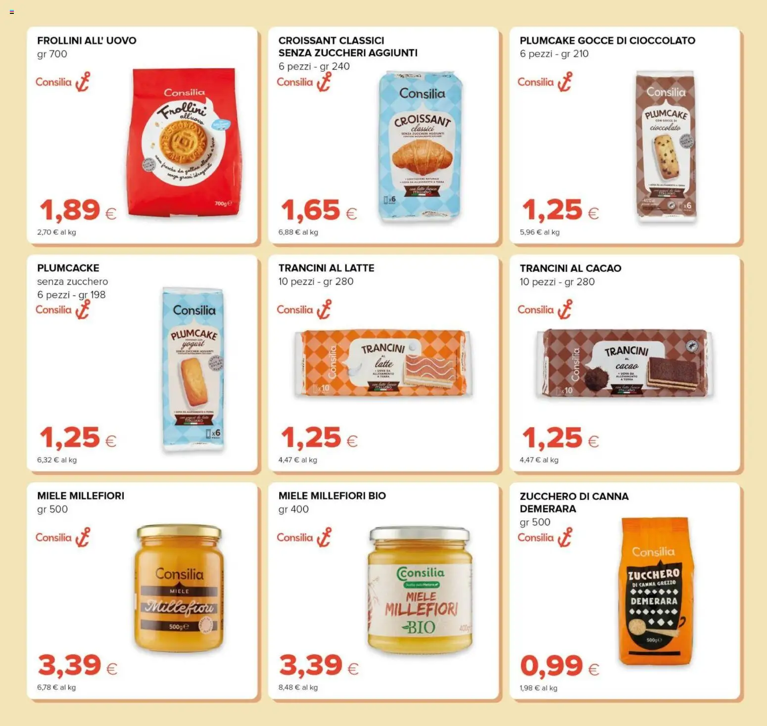 Volantino Tigre del 22.04.2026 | Pagina: 21 | Prodotti: Yogurt, Uova, Plumcake, Miele