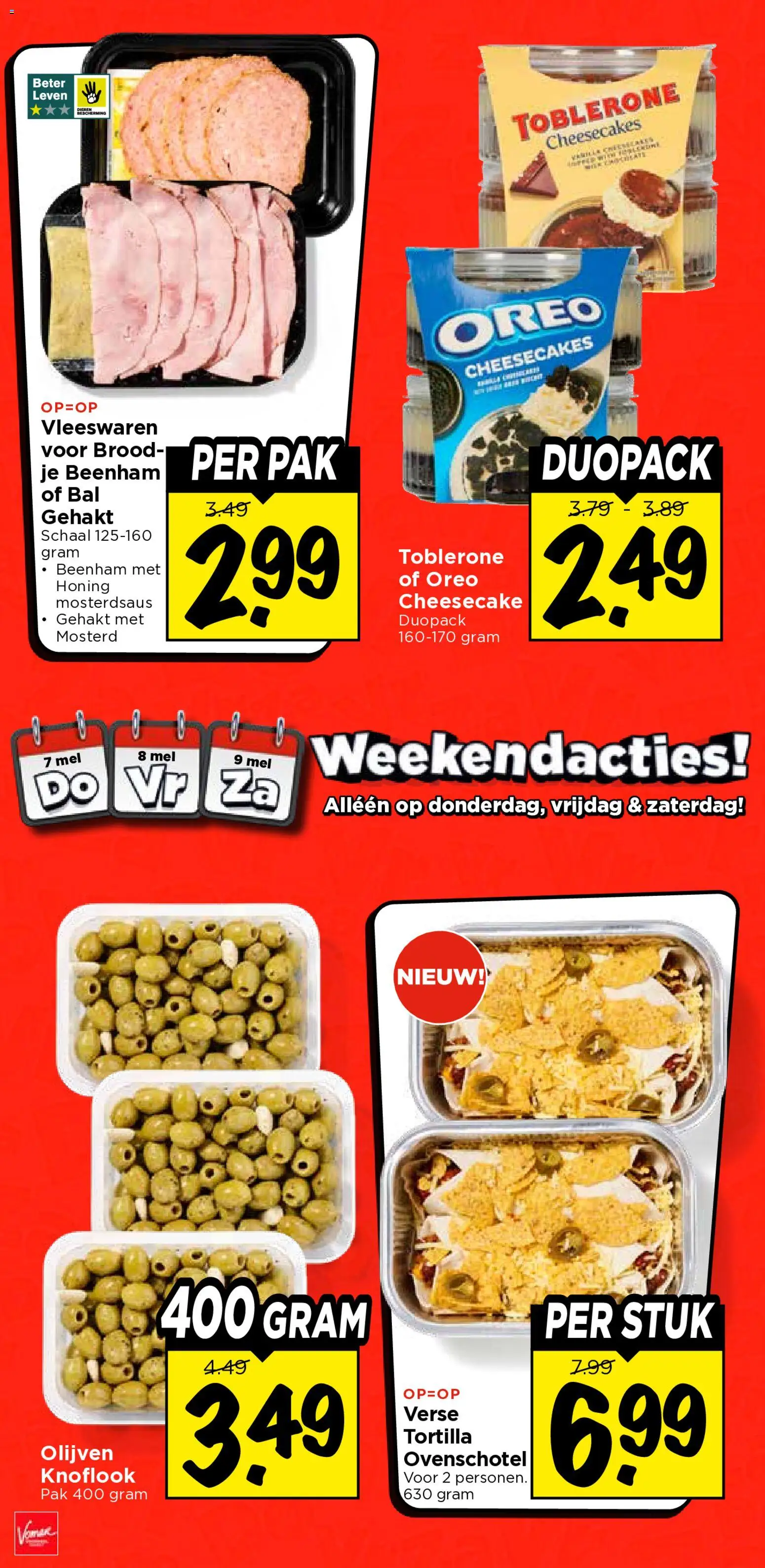 {H1} | Pagina: 40 | Producten: Schaal, Gehakt, Tortilla, Oreo
