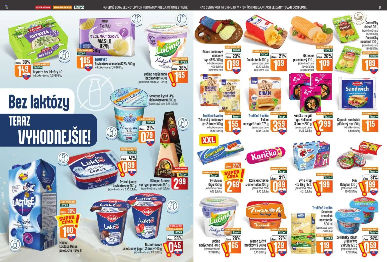 Nové COOP Jednota akcie – leták je platný od 15.10.2026 | Strana: 9 | Produkty: Gril, Maslo, Tvaroh, Tvaroh tučný