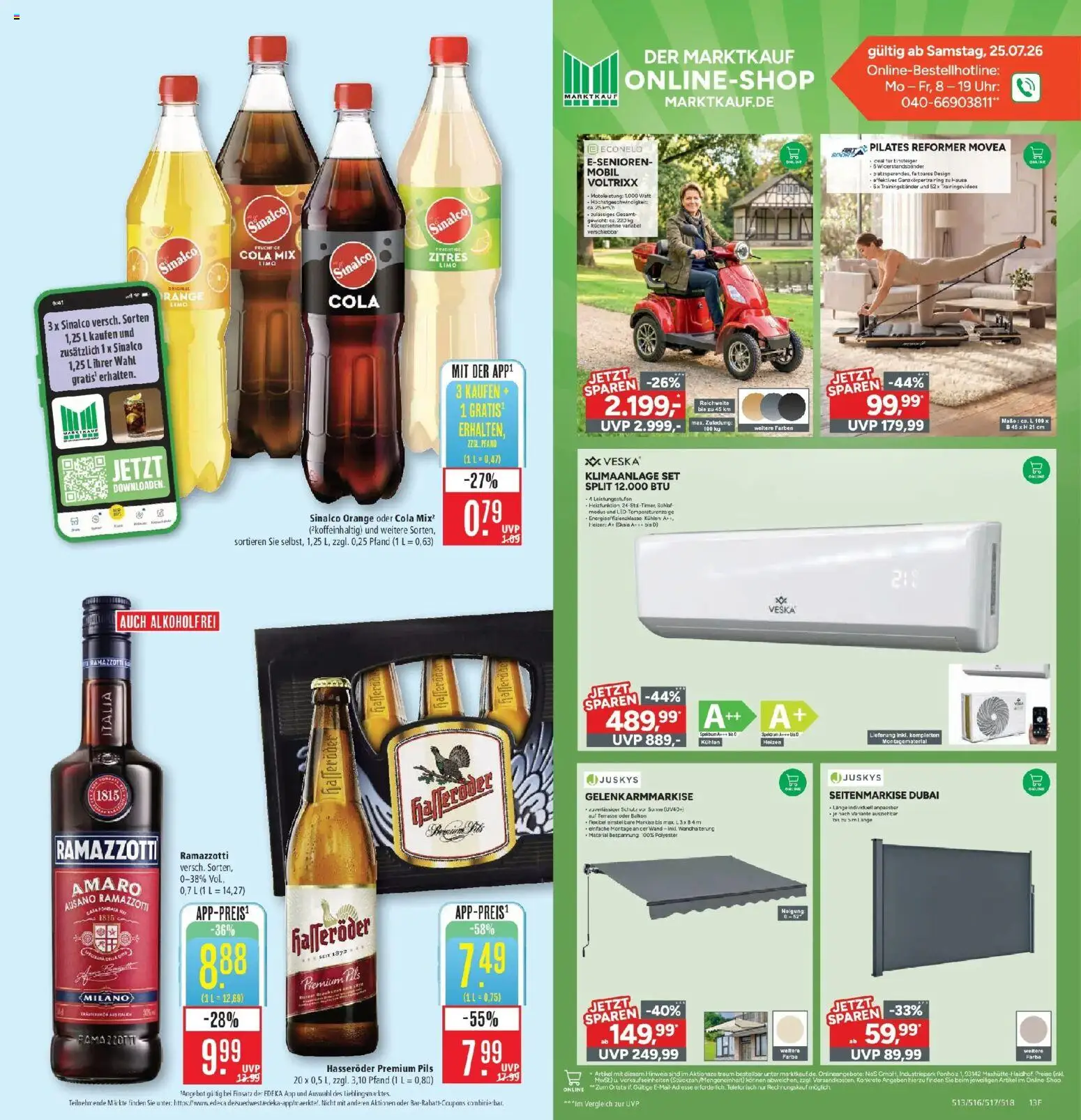 Marktkauf Prospekt Heidenheim – gültig ab 27.07.2026 | Seite: 17 | Produkte: Sinalco, Klimaanlage, Gewicht, Uhr