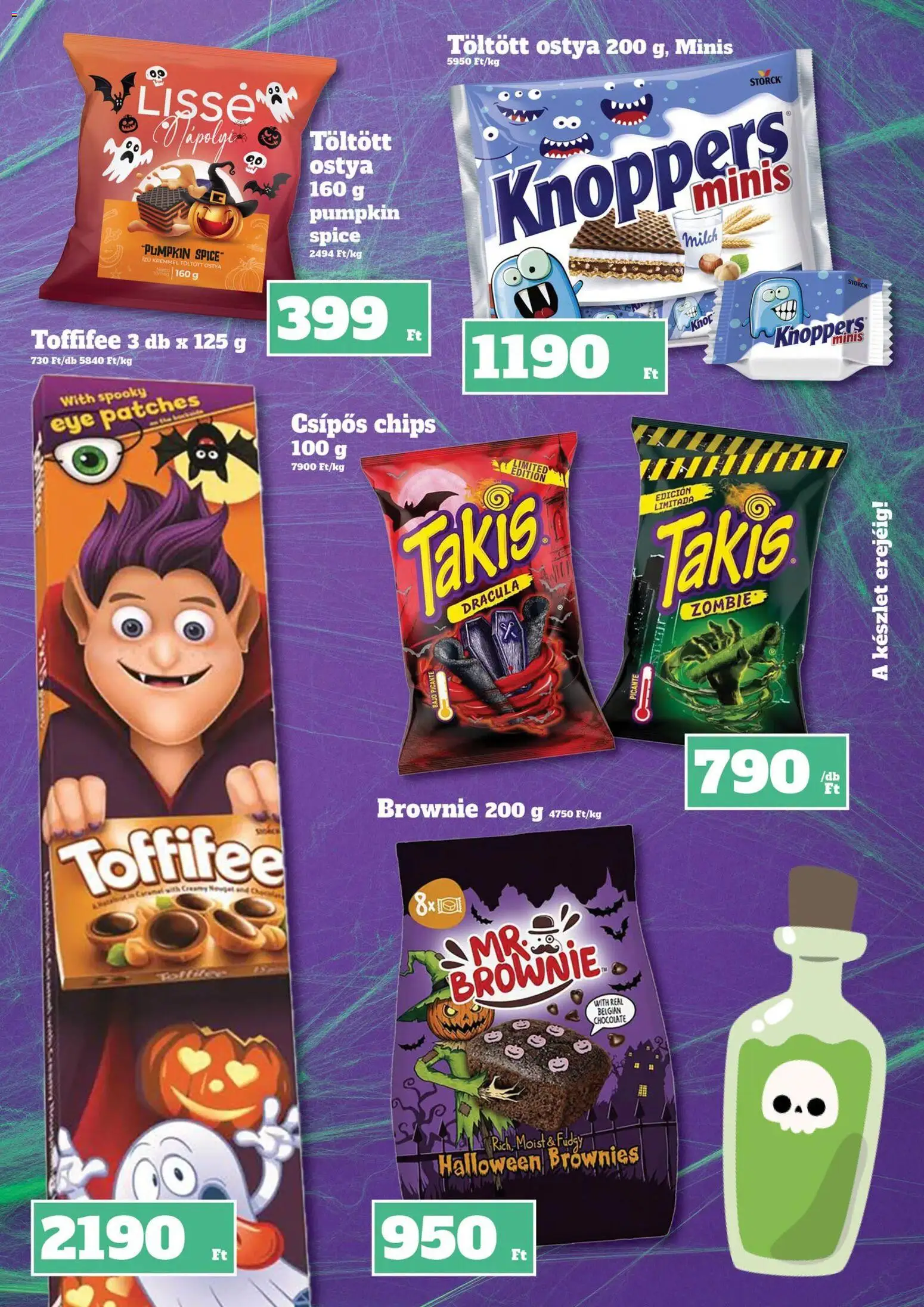 Vil-For akciós ujság - amely érvényes a következő dátumtól: 2026.10.01. | Oldal: 12 | Termékek: Ostya, Chips, Knoppers, Töltött ostya