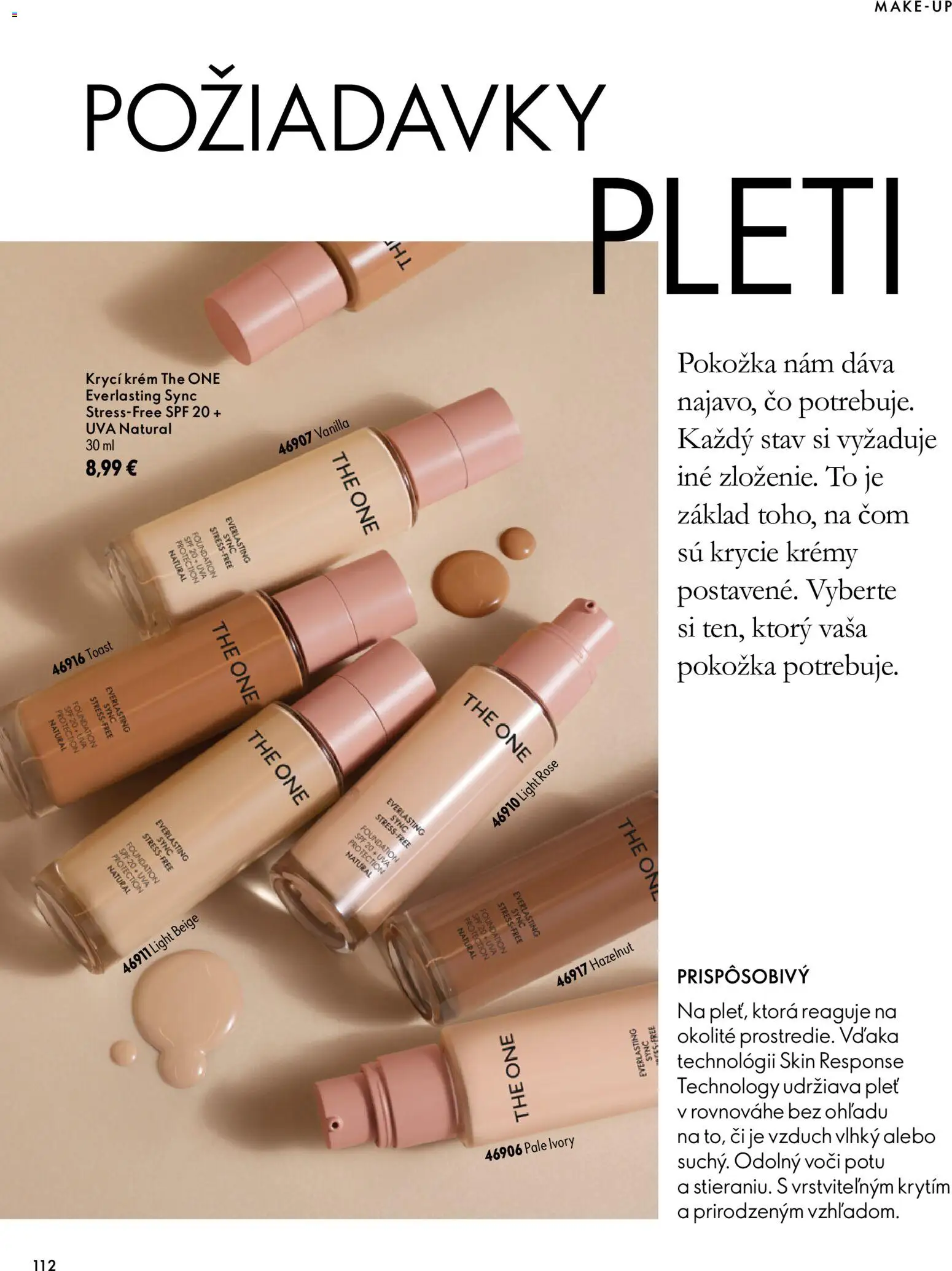 Nové Oriflame akcie – leták je platný od 30.09.2026 | Strana: 112 | Produkty: Make up, Krém