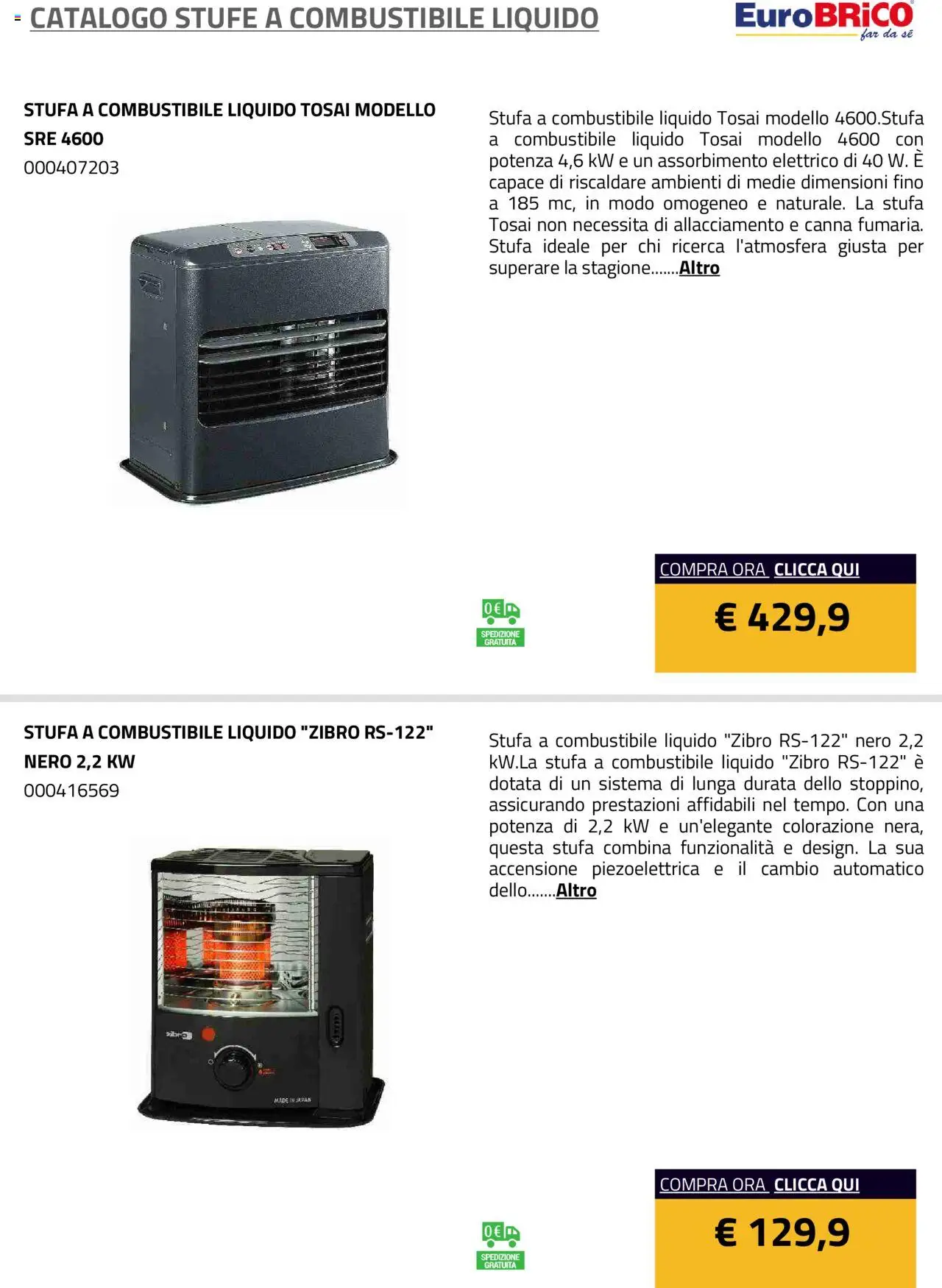 Volantino Eurobrico del 23.07.2025 | Pagina: 7 | Prodotti: Stufa