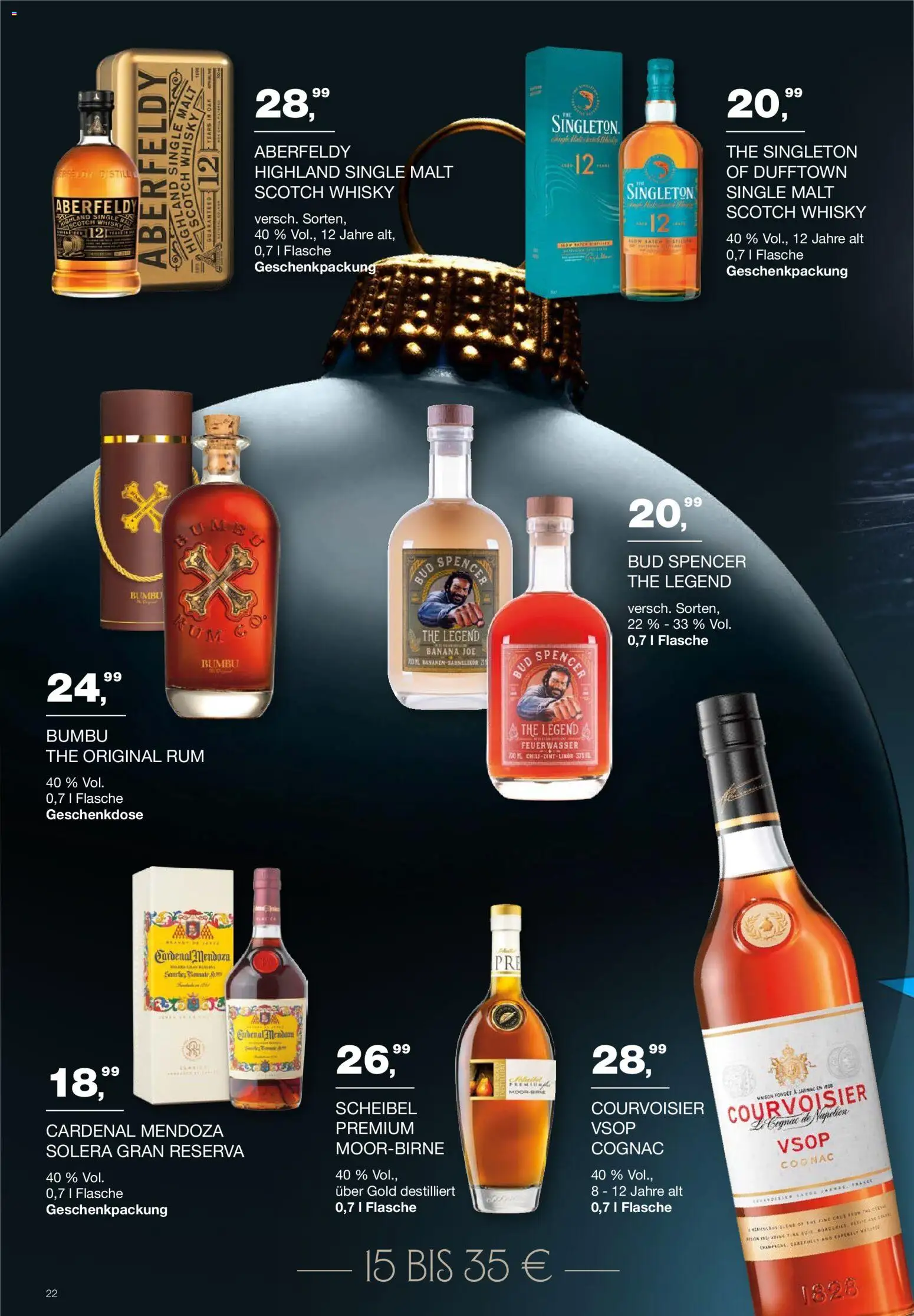 Handelshof Schöner Schenken – gültig ab 01.10.2026 | Seite: 22 | Produkte: Whisky, Rum