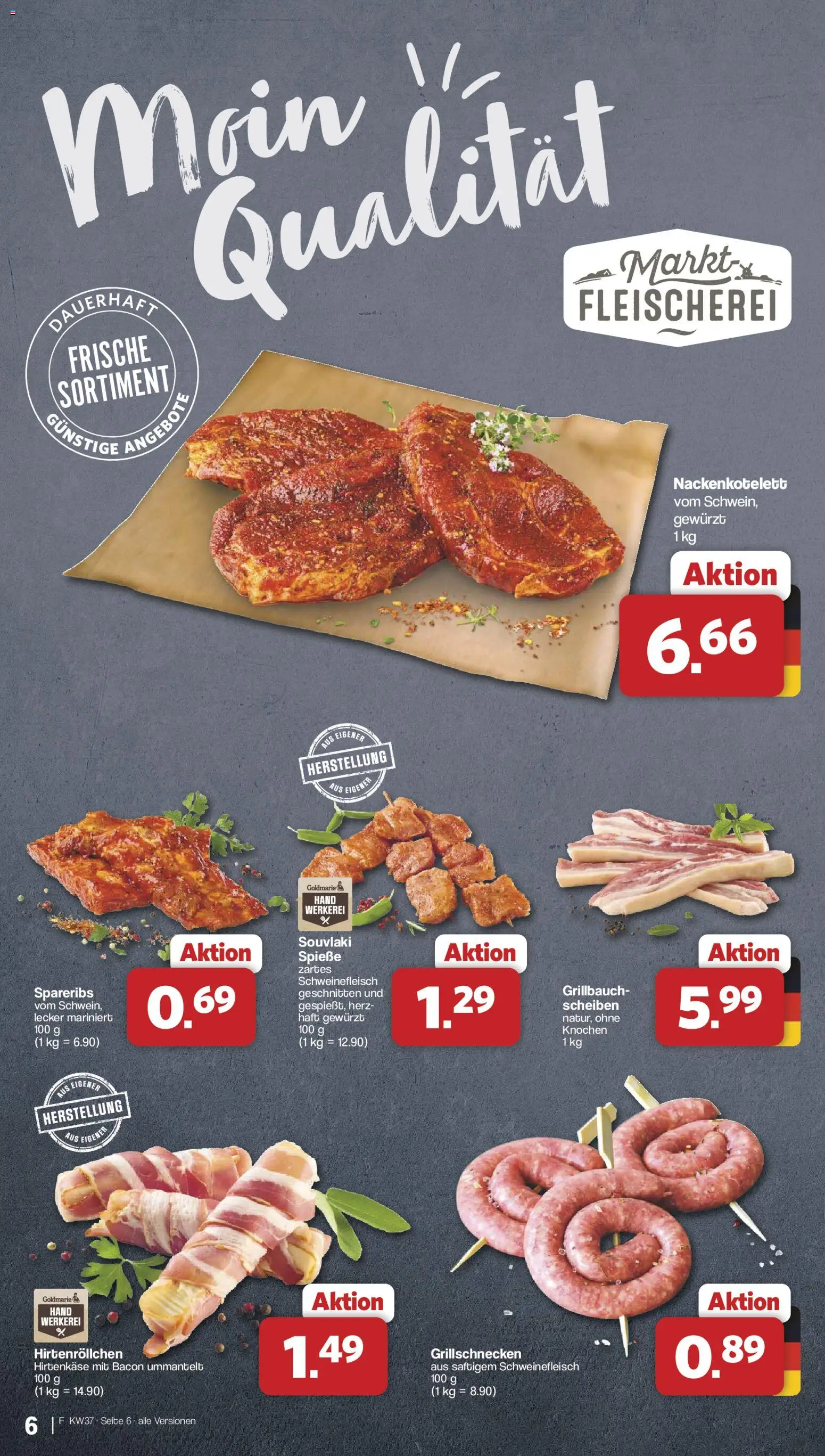 Famila Nordwest Prospekt – gültig ab 07.09.2026 | Seite: 6 | Produkte: Spieße, Schweinefleisch