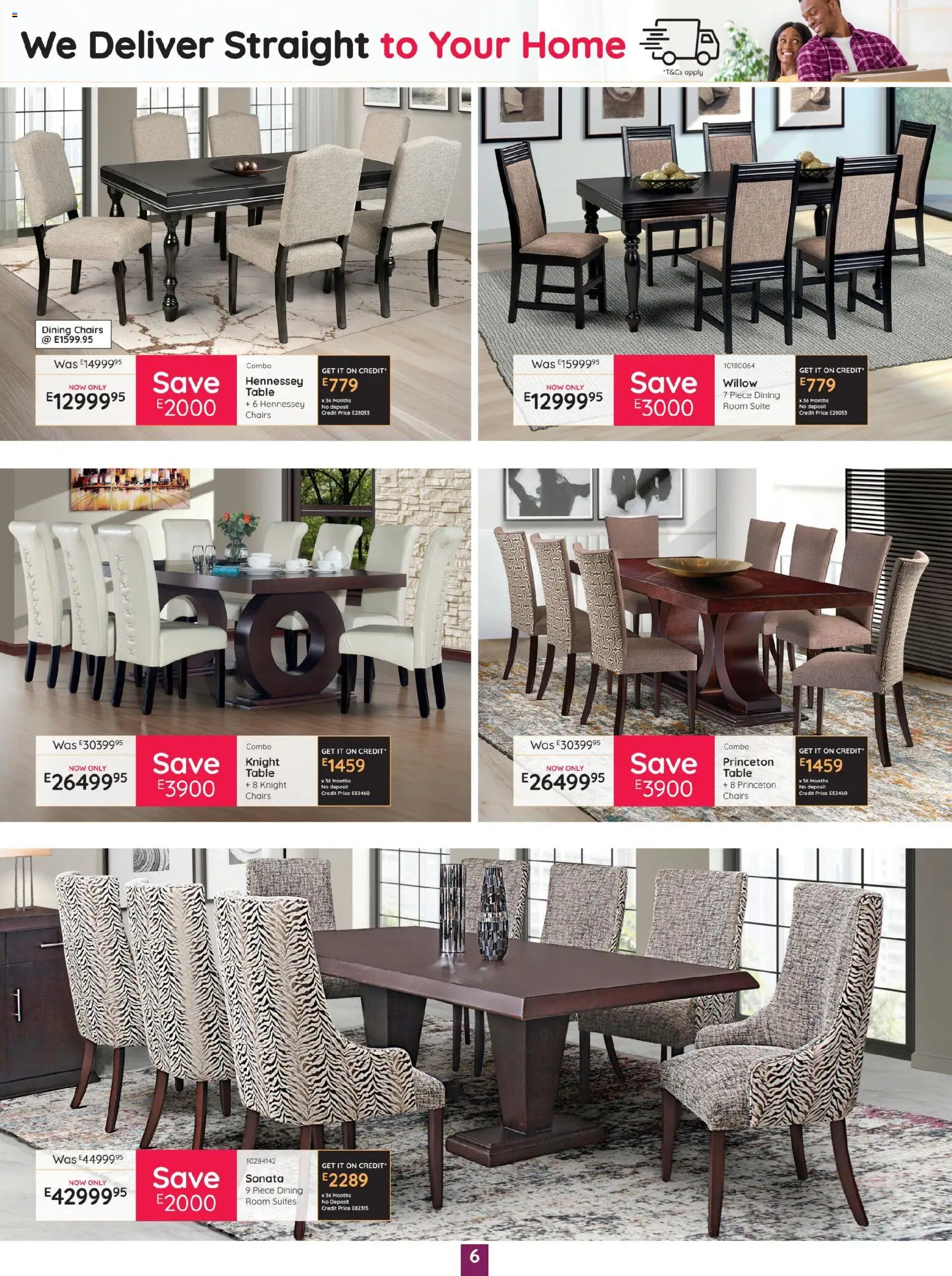 New Bradlows catalogue – valid from 16.04.2026 | Page: 6 | Products: Table