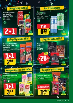 IKI leidinys galioja nuo 08.06.2026 | Puslapis: 51 | Prekių: Jautienos, Dešrelės, Alus, Traškučiai