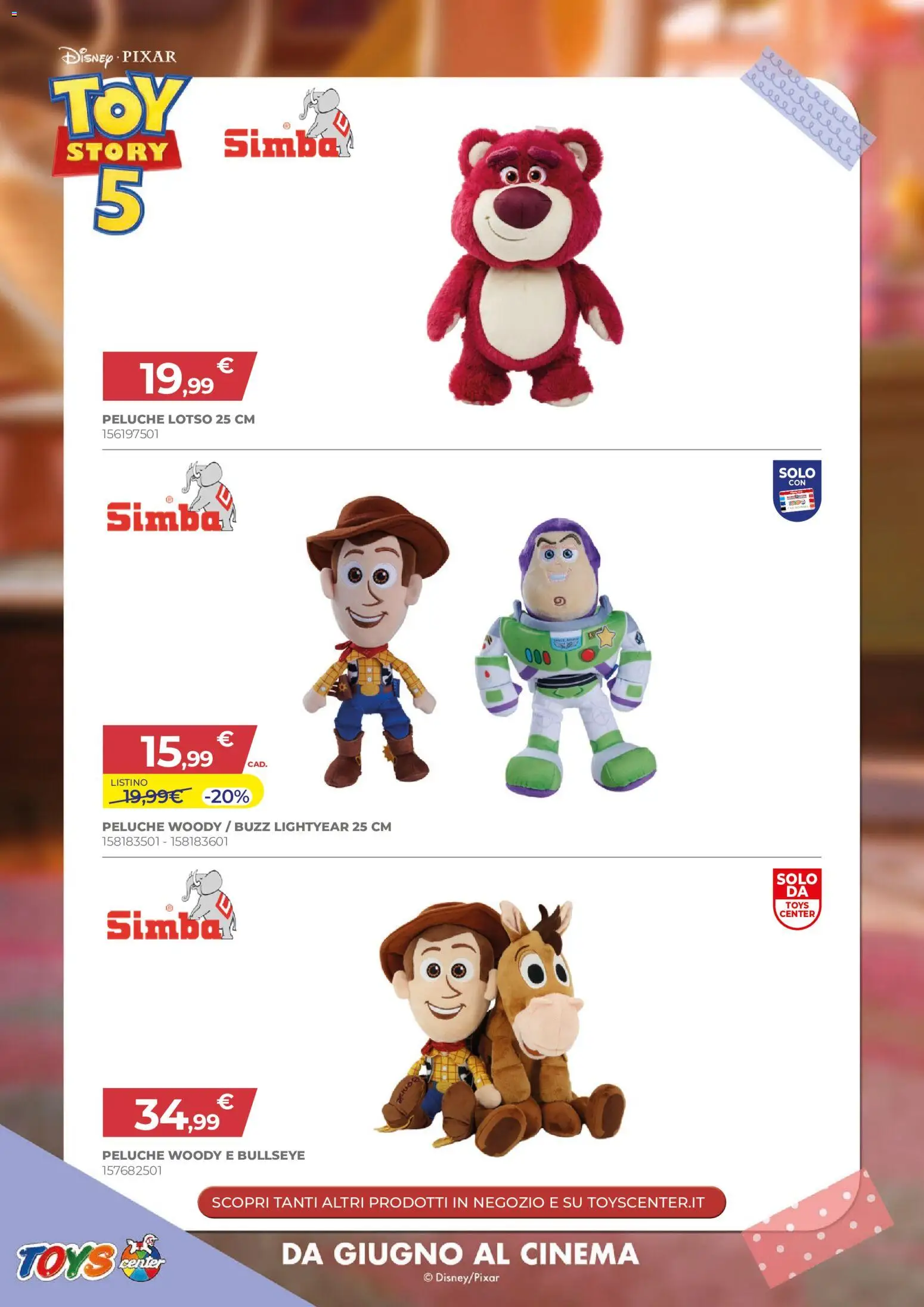 Volantino Toys Center del 09.06.2026 | Pagina: 2 | Prodotti: Peluche