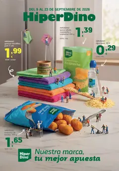 Vista previa HiperDino Nuestra marca, tu mejor apuesta válido desde el 09/09/2026