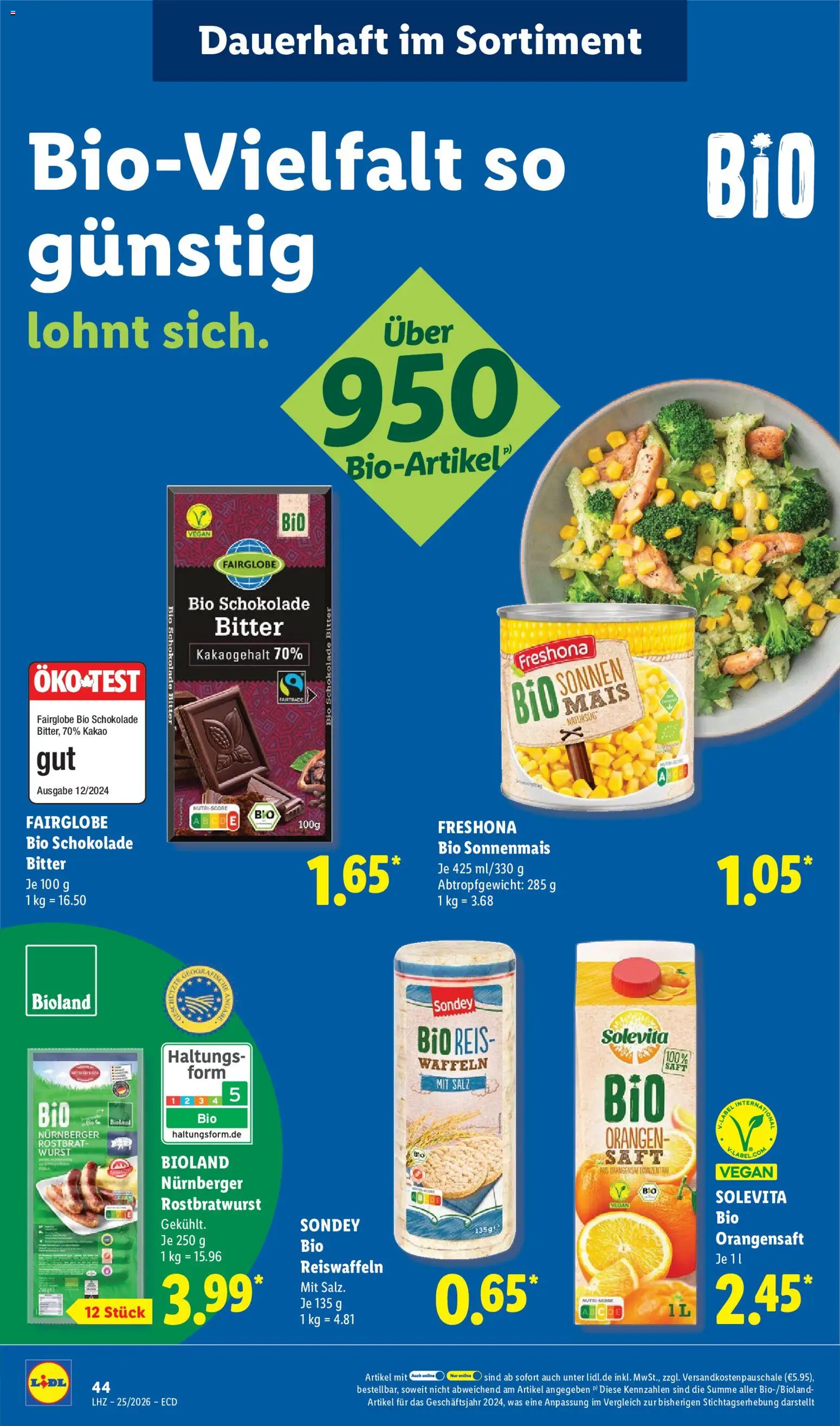 Lidl Německo leták od 15.06.2026 | Strana: 60 | Produkty: Vegan, Test, Solevita, Kakao