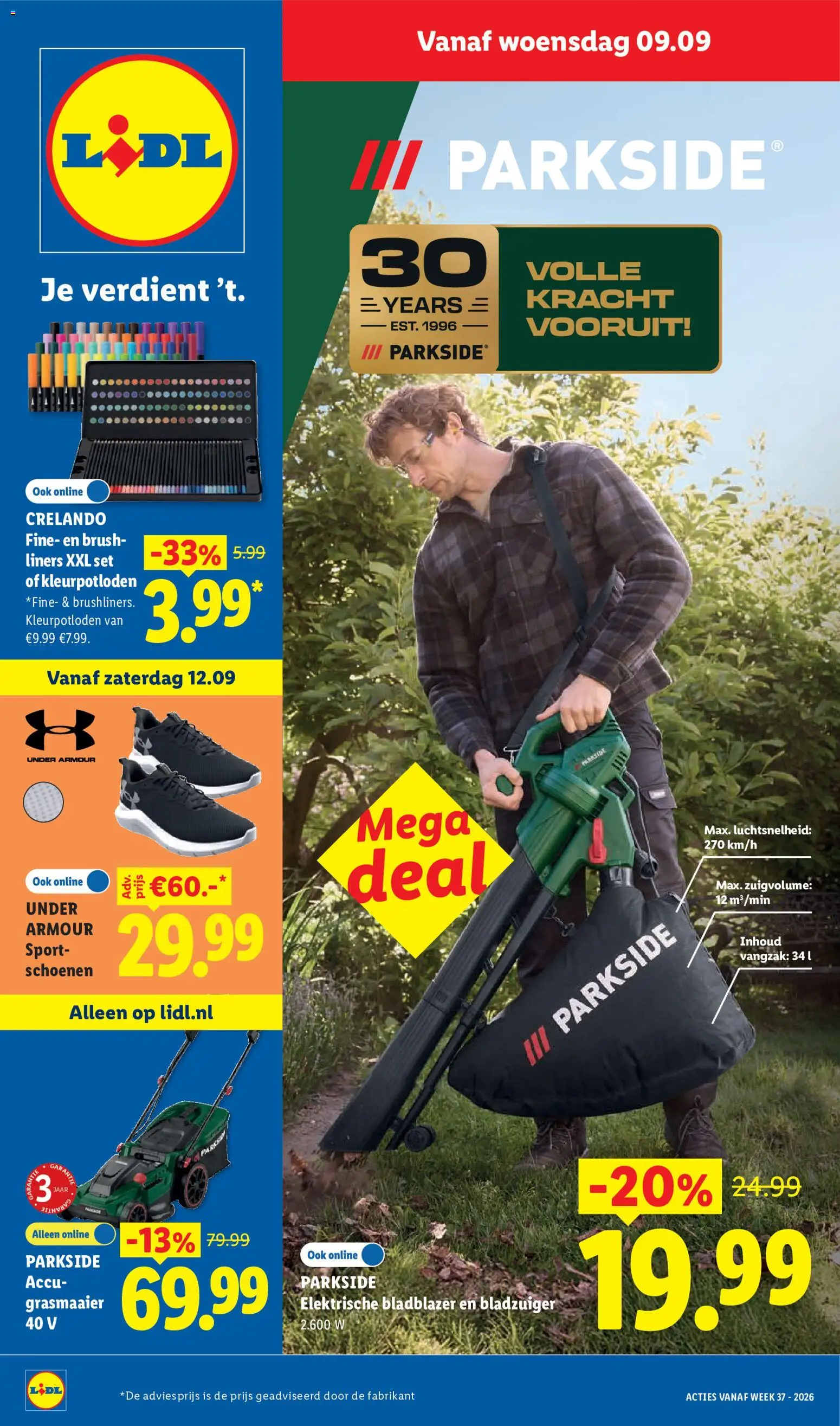 {H1} | Pagina: 1 | Producten: Kleurpotloden, Grasmaaier, Schoenen