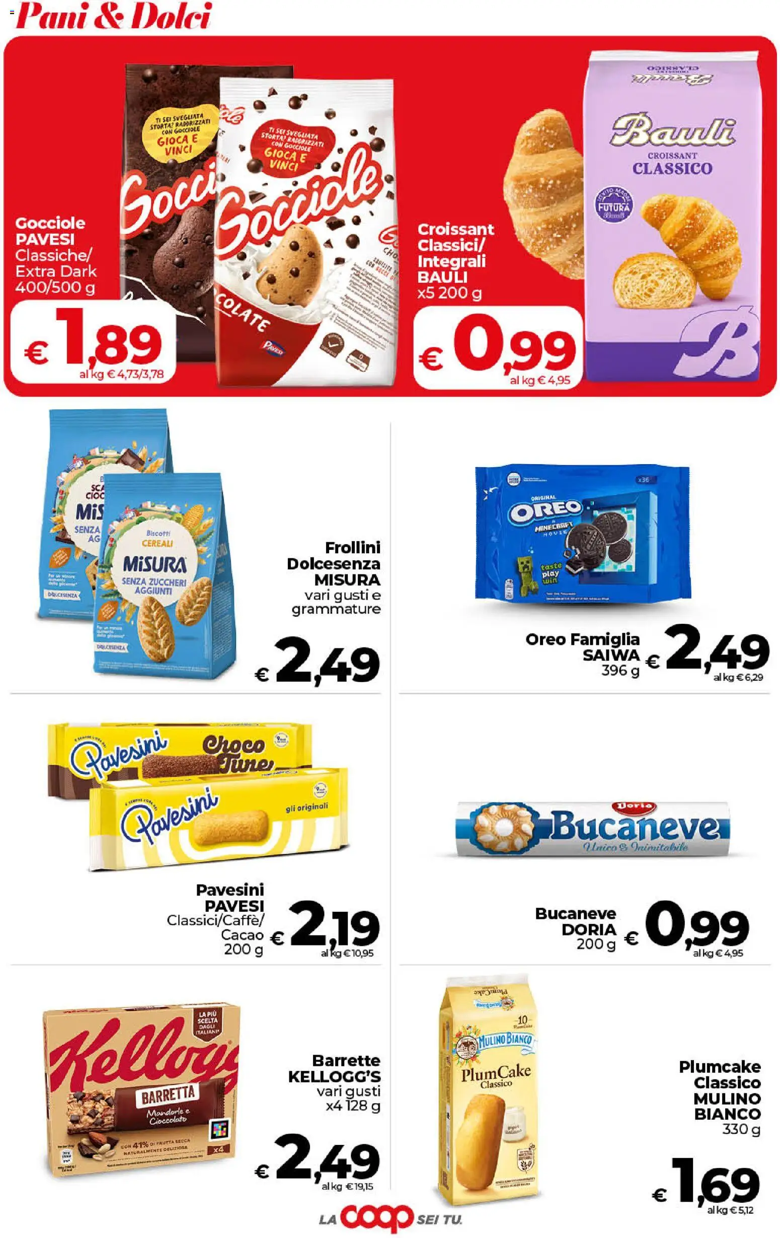 Volantino COOP del 30/06/2026 | Pagina: 30 | Prodotti: Biscotti, Mandorle, Barretta, Cacao