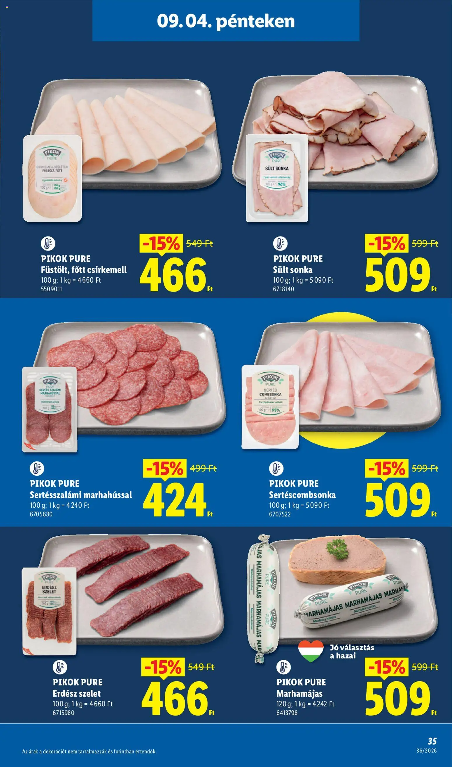 Lidl akciós ujság - amely érvényes a következő dátumtól: 2026.09.03. | Oldal: 35