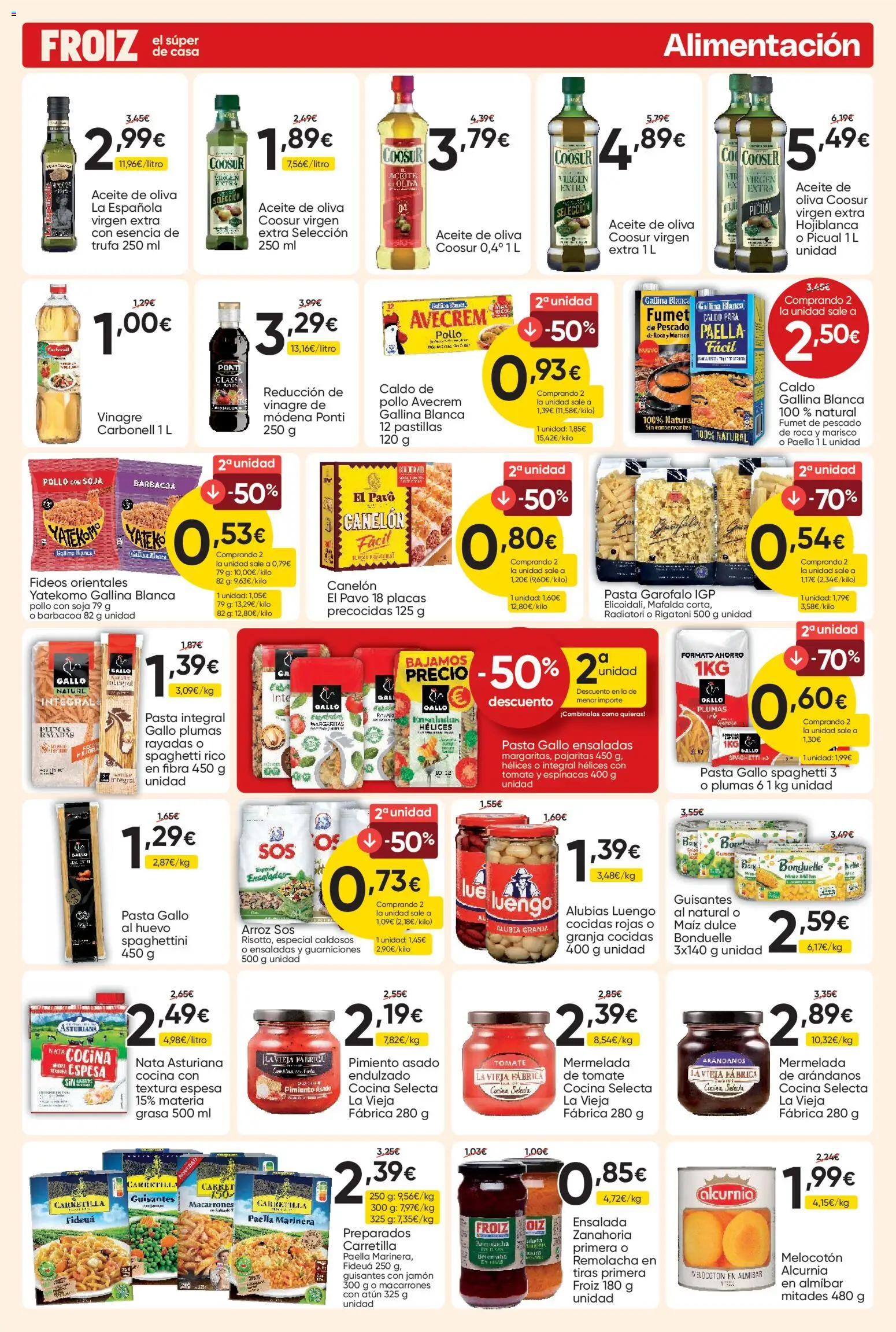 Froiz folleto │ válido desde el 15/09/2026 | Página: 9 | Productos: Tomate, Arroz, Pimiento, Cocina