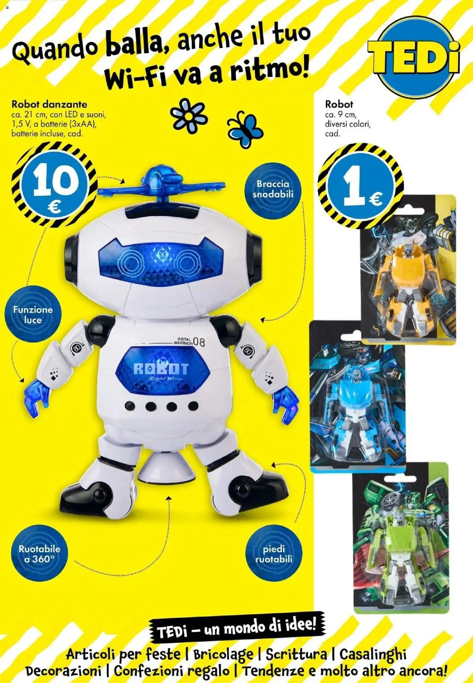 Volantino TEDi del 06.03.2026 | Pagina: 15 | Prodotti: Robot, Batterie, Decorazioni