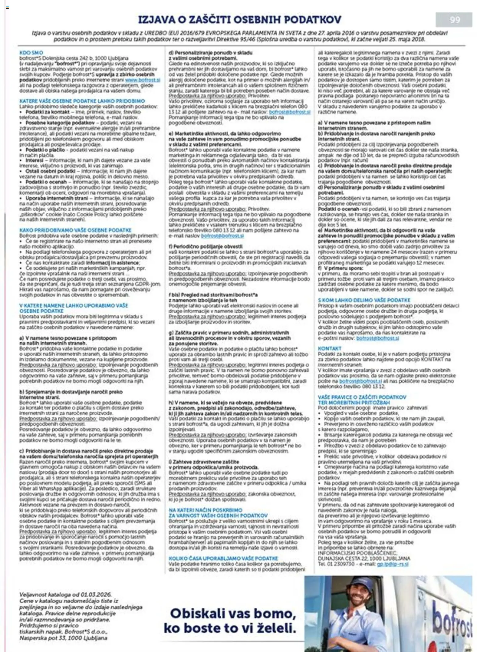 Novi Bofrost katalog ponudbe – veljaven od 01.07.2026 | Stran: 99 | Izdelki: Telefon