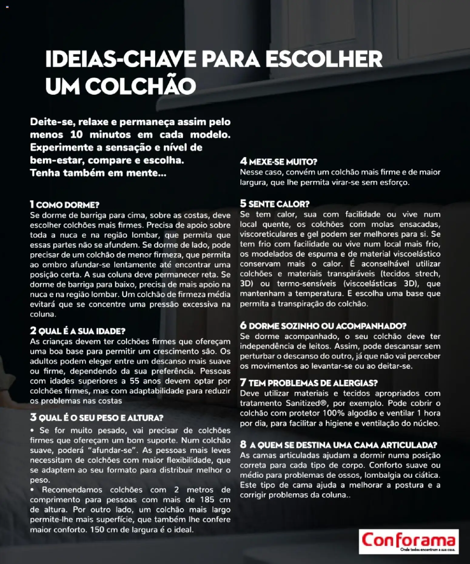 Conforama Camitis │ válido de 06/08/2026 | Página: 97 | Produtos: Algodão, Colchões, Cama, Colchão