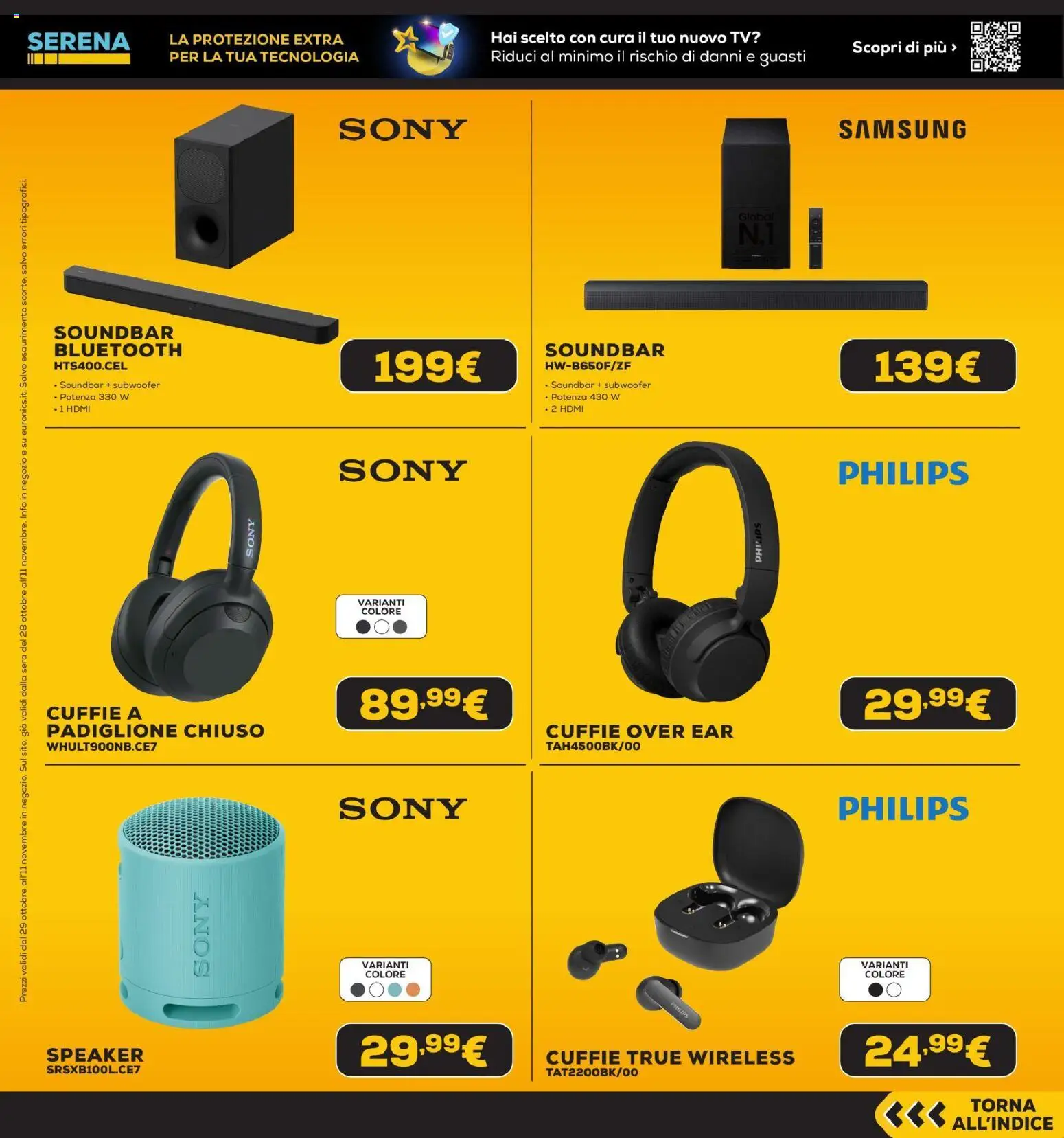 Volantino Euronics del 29/10/2026 | Pagina: 25