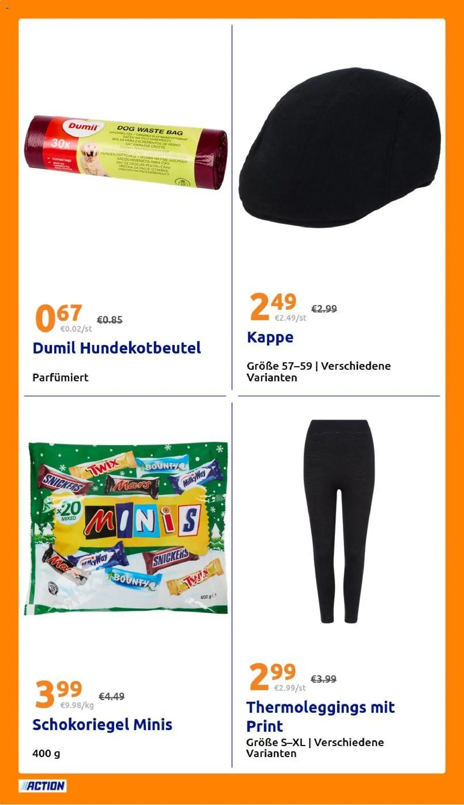 Action Prospekt – gültig ab 28.10.2026 | Seite: 26 | Produkte: Snickers, Mars, Twix, Kappe