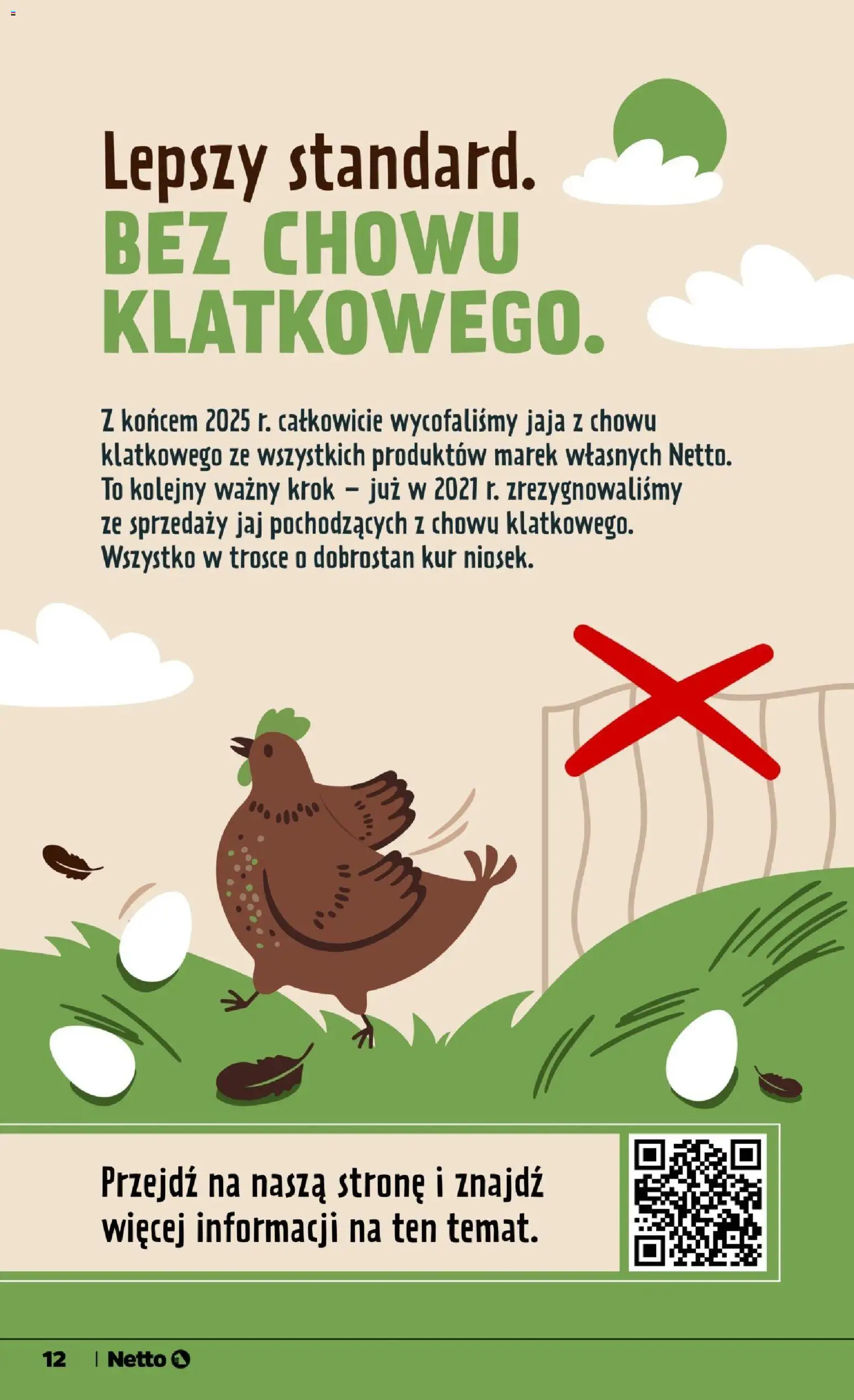 Netto gazetka od poniedziałku od 12.10.2026 | Strona: 12 | Produkty: Jaja