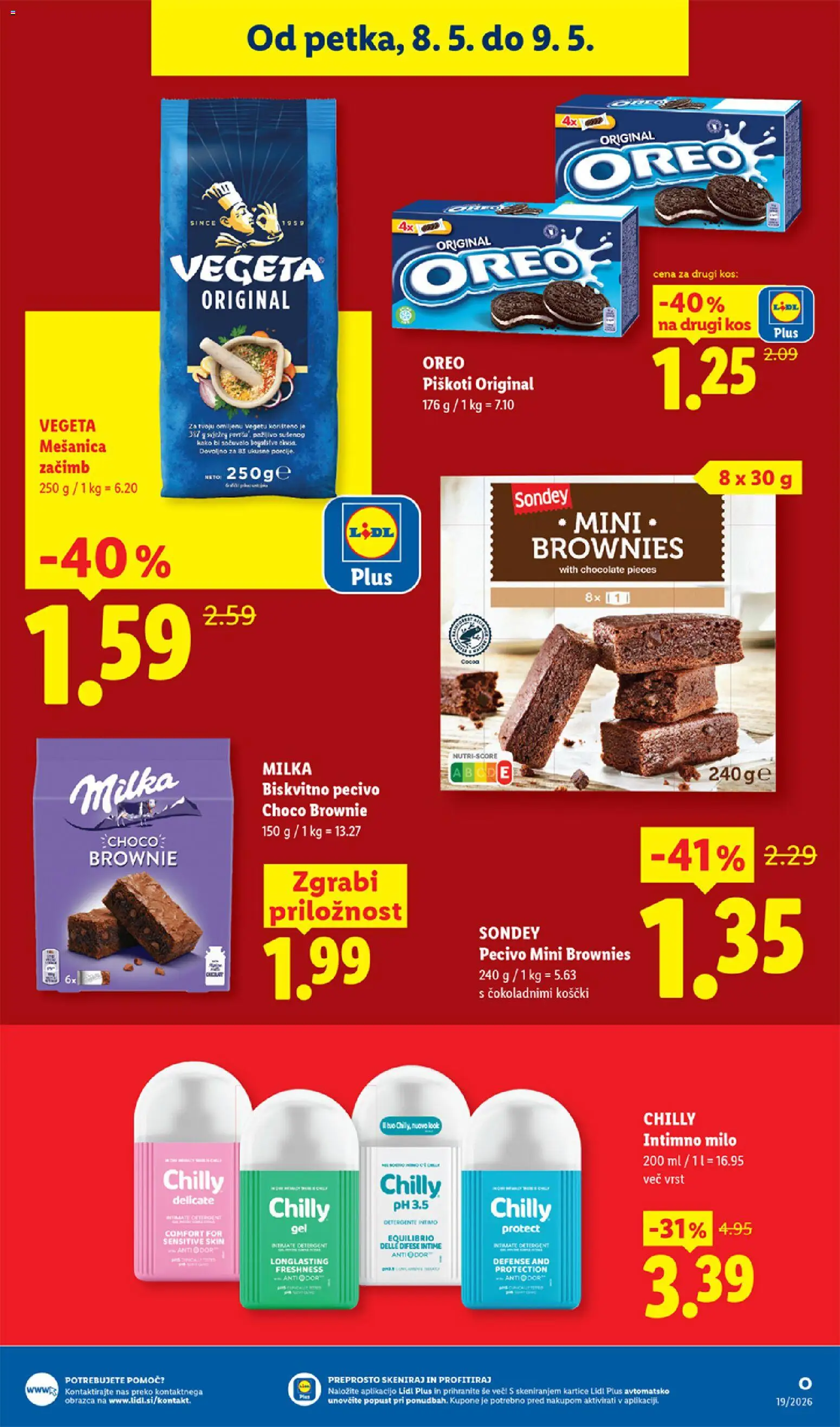Novi Lidl katalog ponudbe – veljaven od 07.05.2026 | Stran: 41 | Izdelki: Kos, Detergent, Piskoti, Brocha