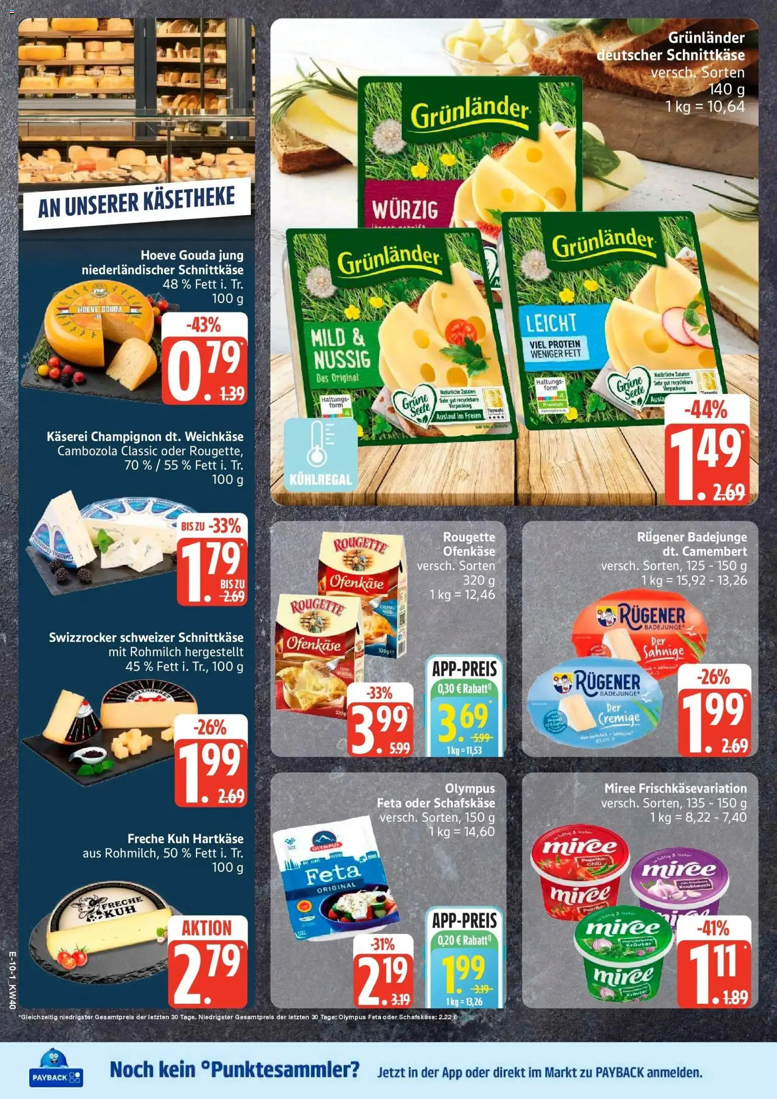 Edeka Prospekt Neu Wulmstorf (ab 28.09.2026) » Angebote Online | Seite: 13 | Produkte: Gouda, Paprika, Grunlander, Schafskase
