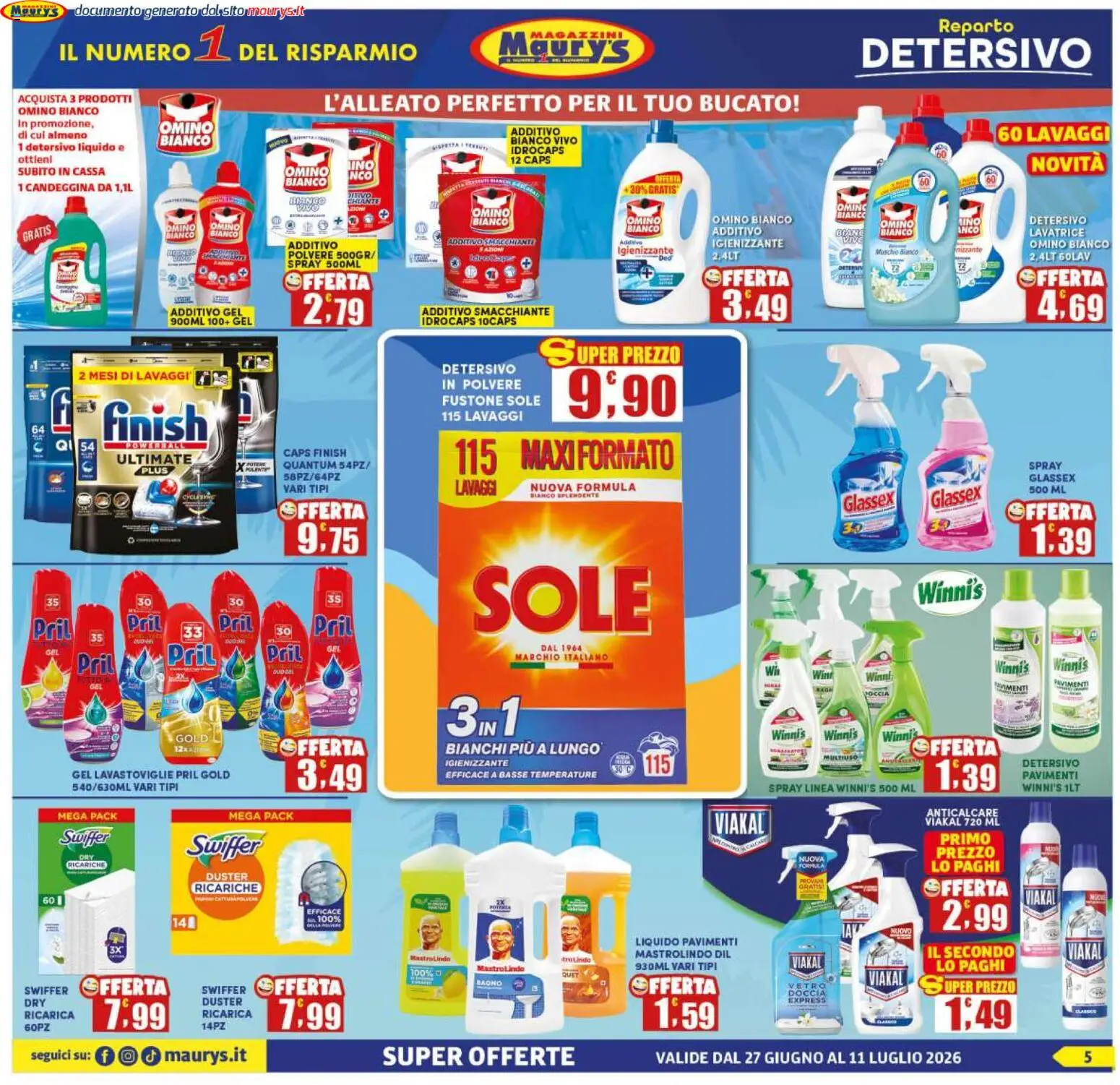 Volantino Maury's del 27/06/2026 | Pagina: 5