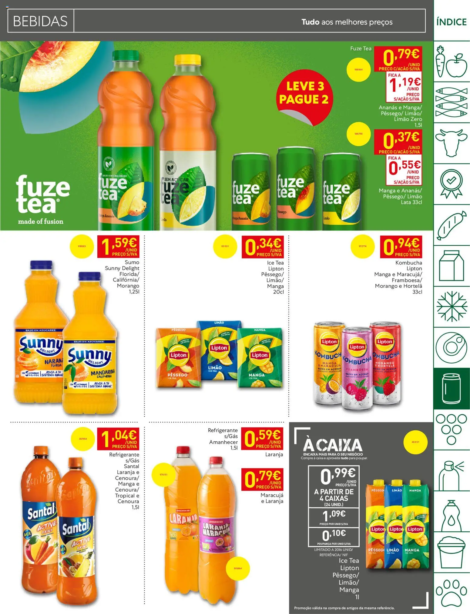 Recheio folheto │ válido de 09.06.2026 | Página: 25 | Produtos: Kombucha, Hortelã, Caixa, Sumo