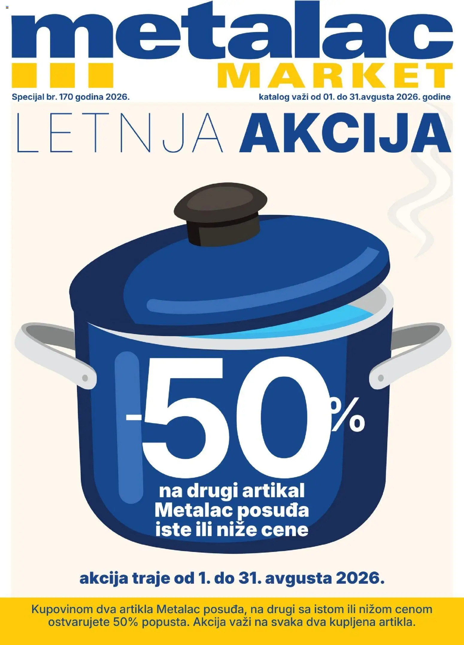 Metalac Market katalog - važi od 01.08.2026 | Strana: 1