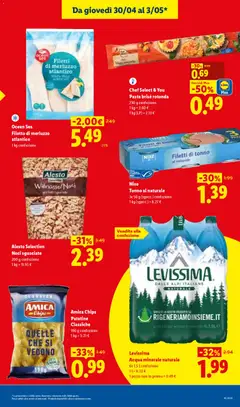 Anteprima del volantino Nixe Tonno al naturale, Tonno al naturale, 3x 56 g (sgocc.) confezione valido a partire dal 30.04.2026 | Pagina: 7