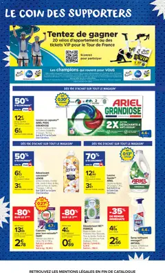 Carrefour Market - Prévisualisation de Carrefour Market Le mois des supporters valide à partir de 09.06.2026 | Page: 5 | Produits: Coton, Fairy, Adoucissant, Orchidée