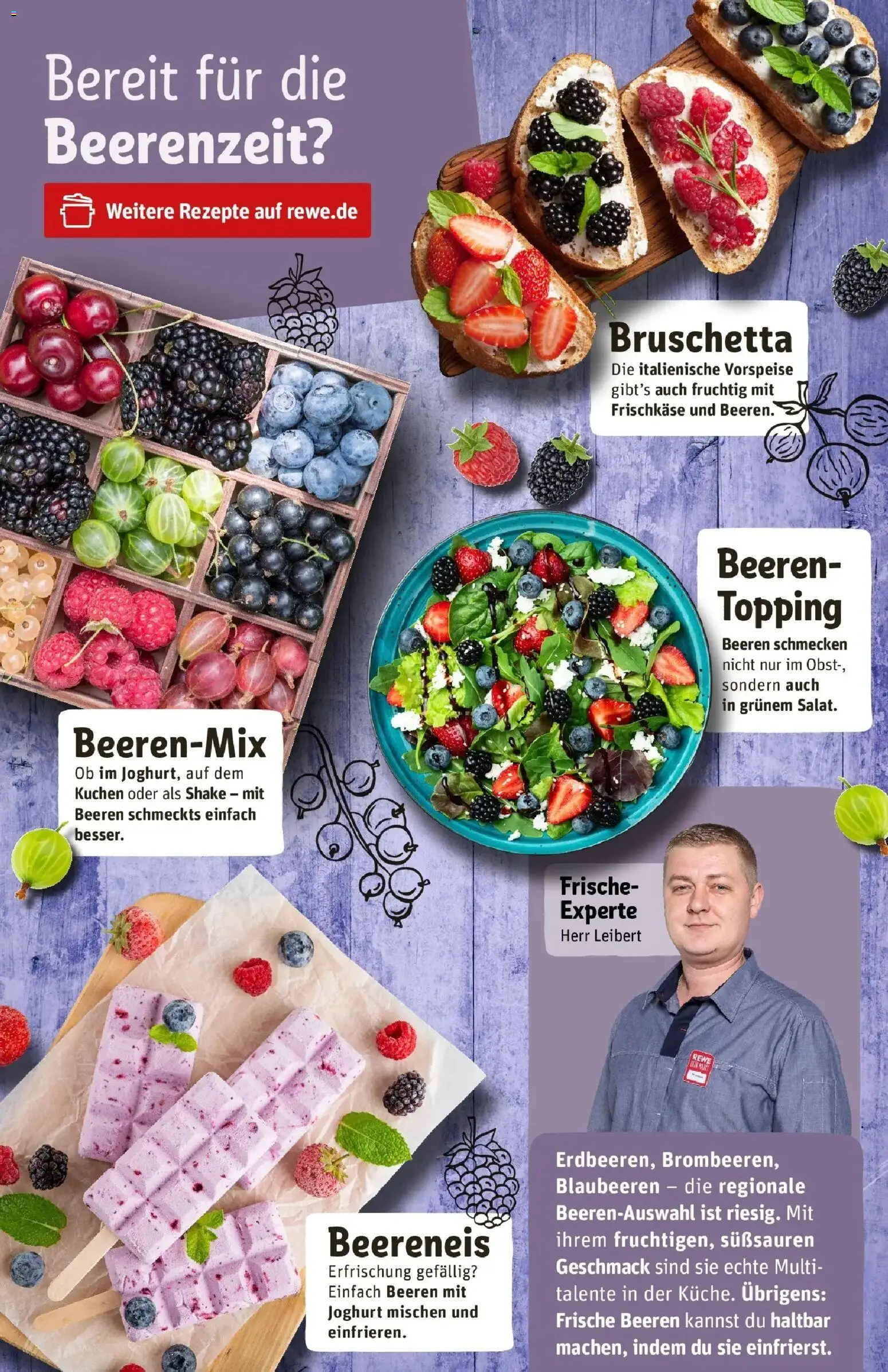 Rewe Prospekt Bonn / Beuel – gültig ab 27.07.2026 | Seite: 15 | Produkte: Obst, Blaubeeren, Kuchen, Frischkase