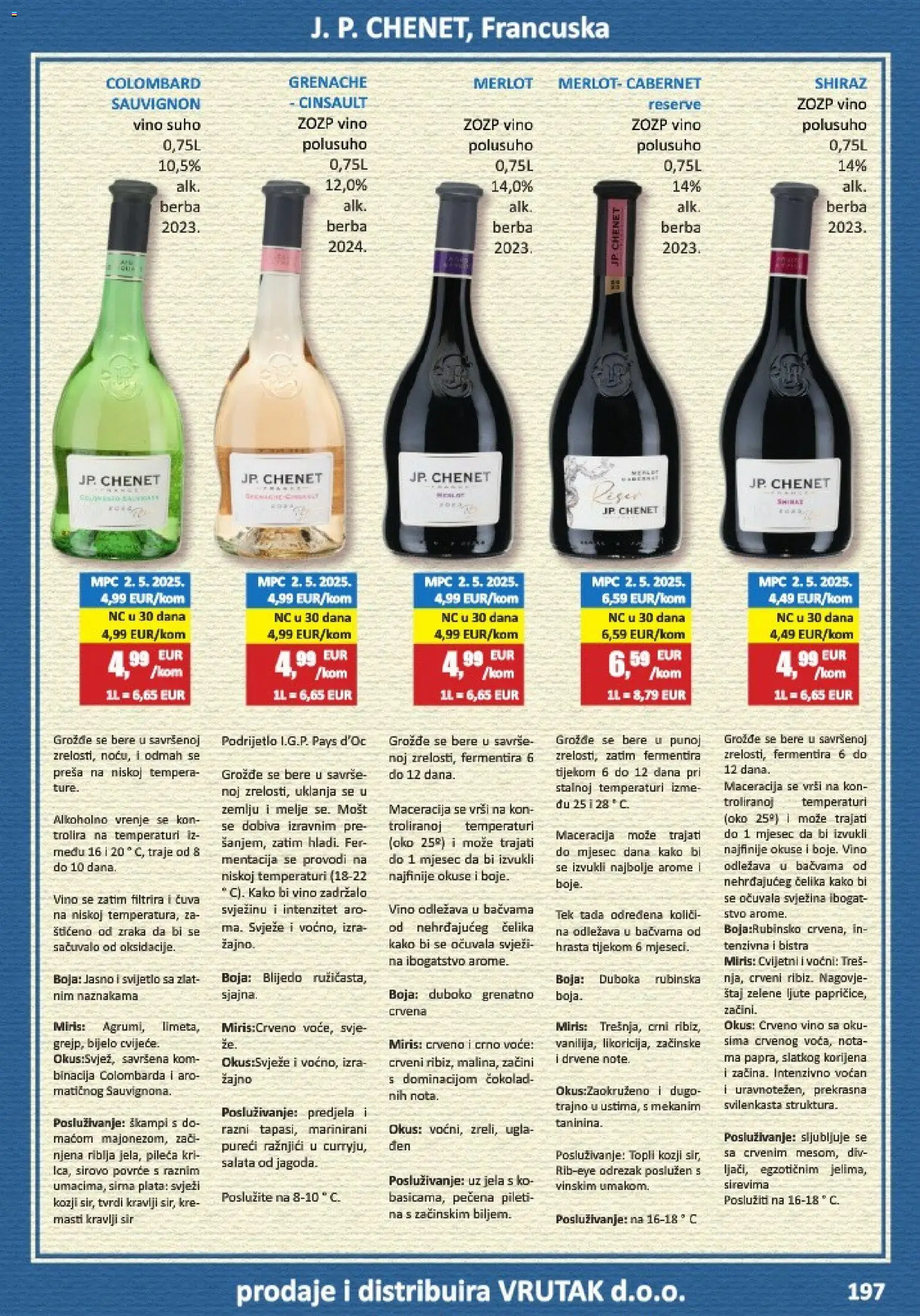 Vrutak katalog | vrijedi od 01.11.2025 | Stranica: 197 | Proizvodi: Miris, Vino, Salata, Grožđe