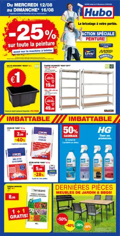 Hubo publicité - Voorbeeld van een folder van Hubo, geldig van 12/08/2026