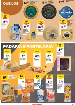 Pré-visualização Continente Açores válido de 25/06/2026 | Página: 11 | Produtos: Padaria, Queijo, Pão, Chocolate
