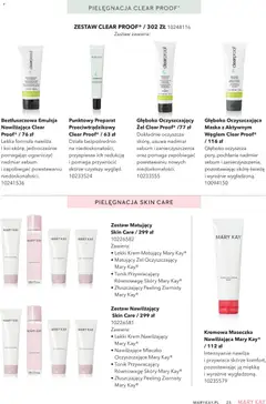 Pogląd oferty "Mary Kay Katalog" - ważna od 15.07.2026 | Strona: 23 | Produkty: Maska, Peeling, Krem, Tonik