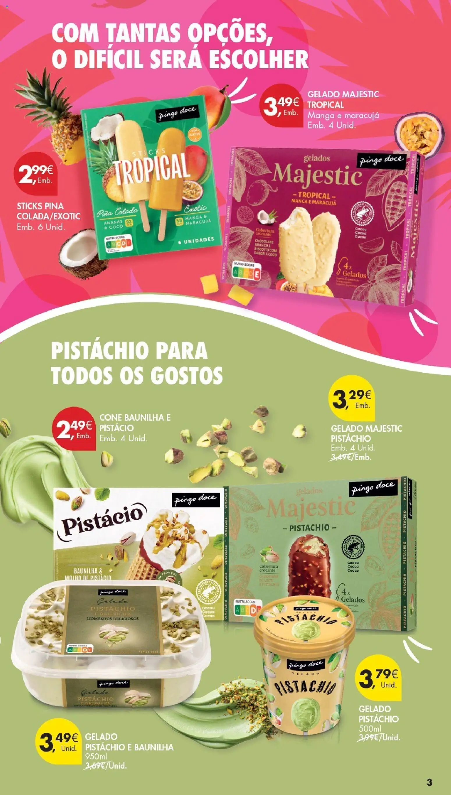 Pingo Doce Especial Gelados │ válido de 21/07/2026 | Página: 3 | Produtos: Gelado, Chocolate