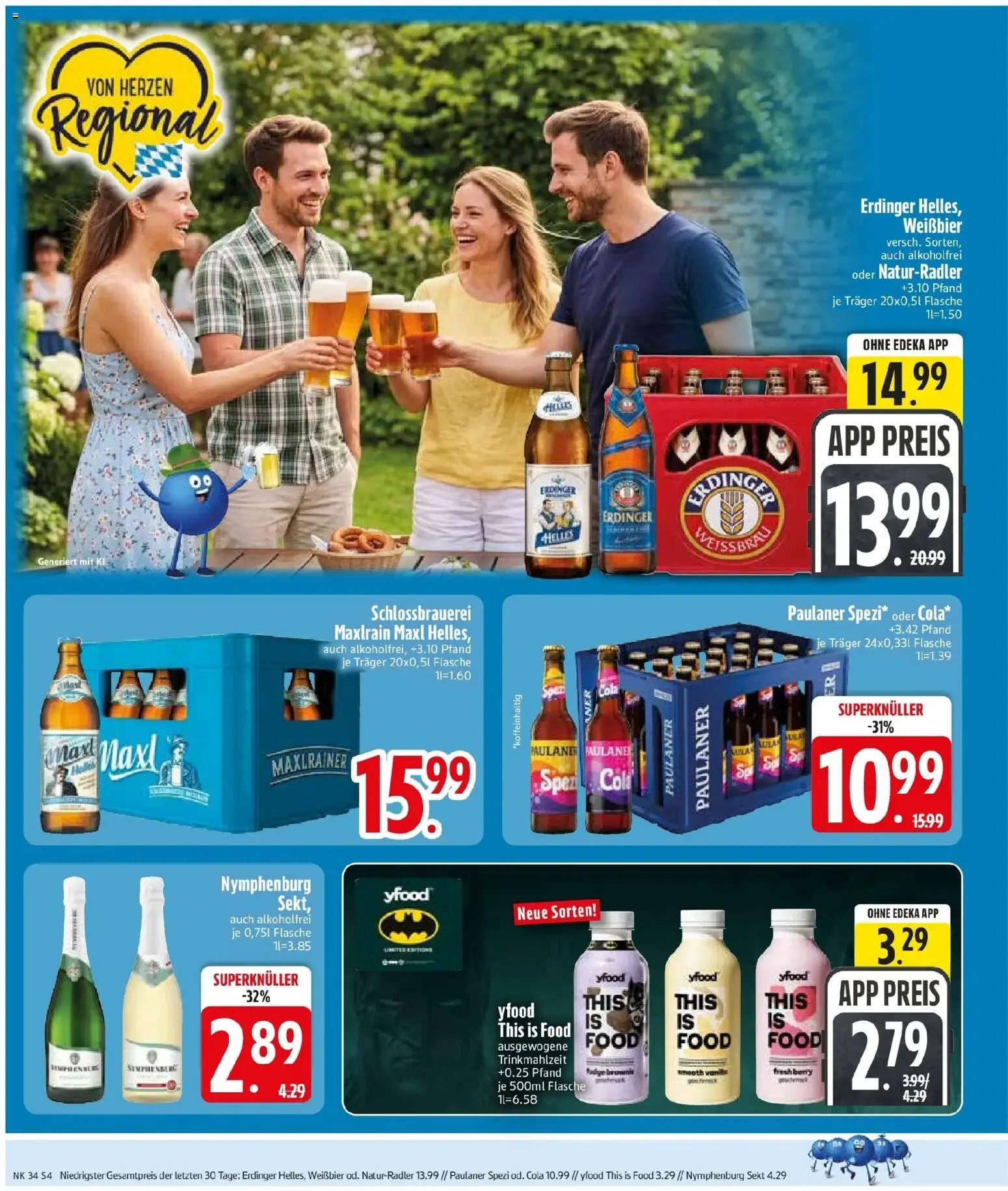Edeka Prospekt Zolling (ab 17.08.2026) » Angebote Online | Seite: 6 | Produkte: Erdinger, Weißbier, Sekt, Paulaner