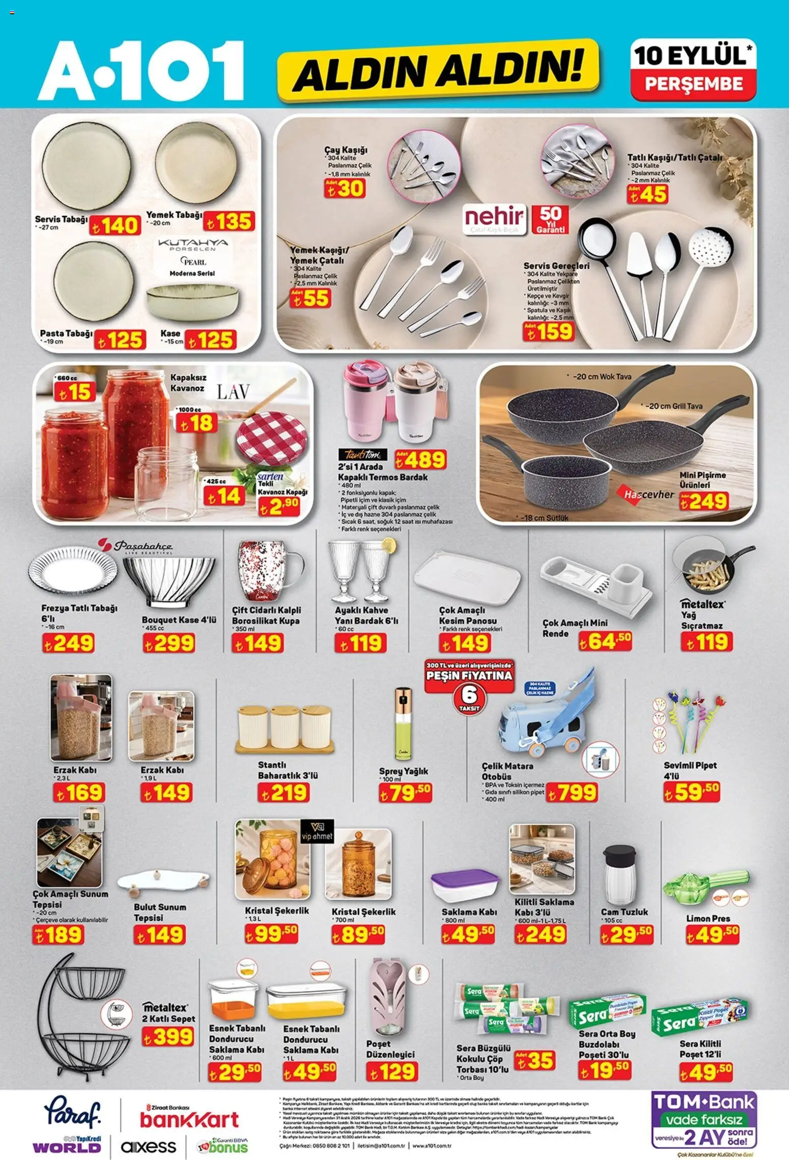 A101 - Katalog Aldın Aldın - 10 Eylül 2026 tarihinden itibaren geçerlidir | Sayfa: 9
