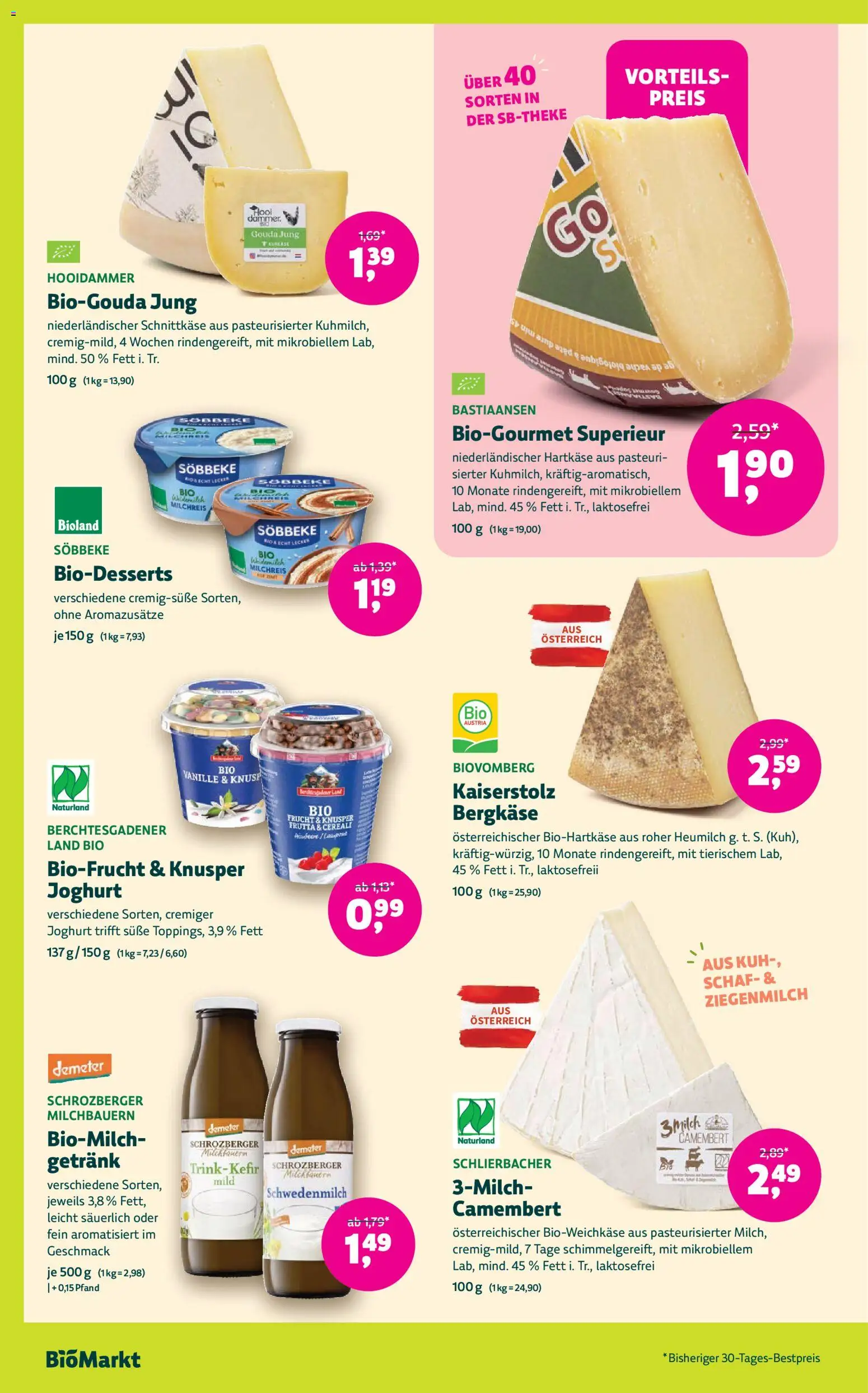 Denns BioMarkt Angebote gültig ab 09.09.2026 | Seite: 6 | Produkte: Vanille, Milch, Joghurt
