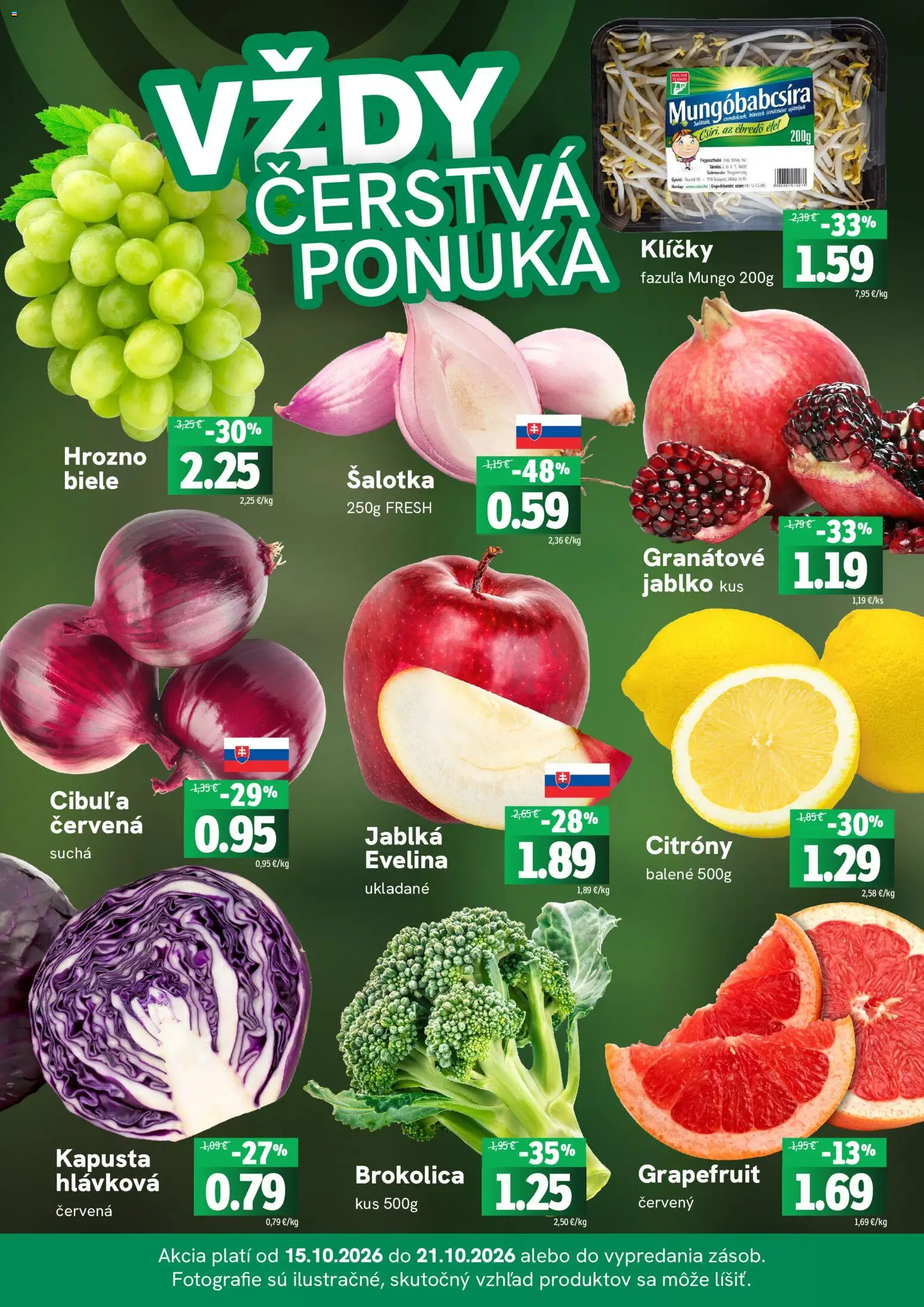 Nové Fresh akcie – leták je platný od 15.10.2026 | Strana: 3