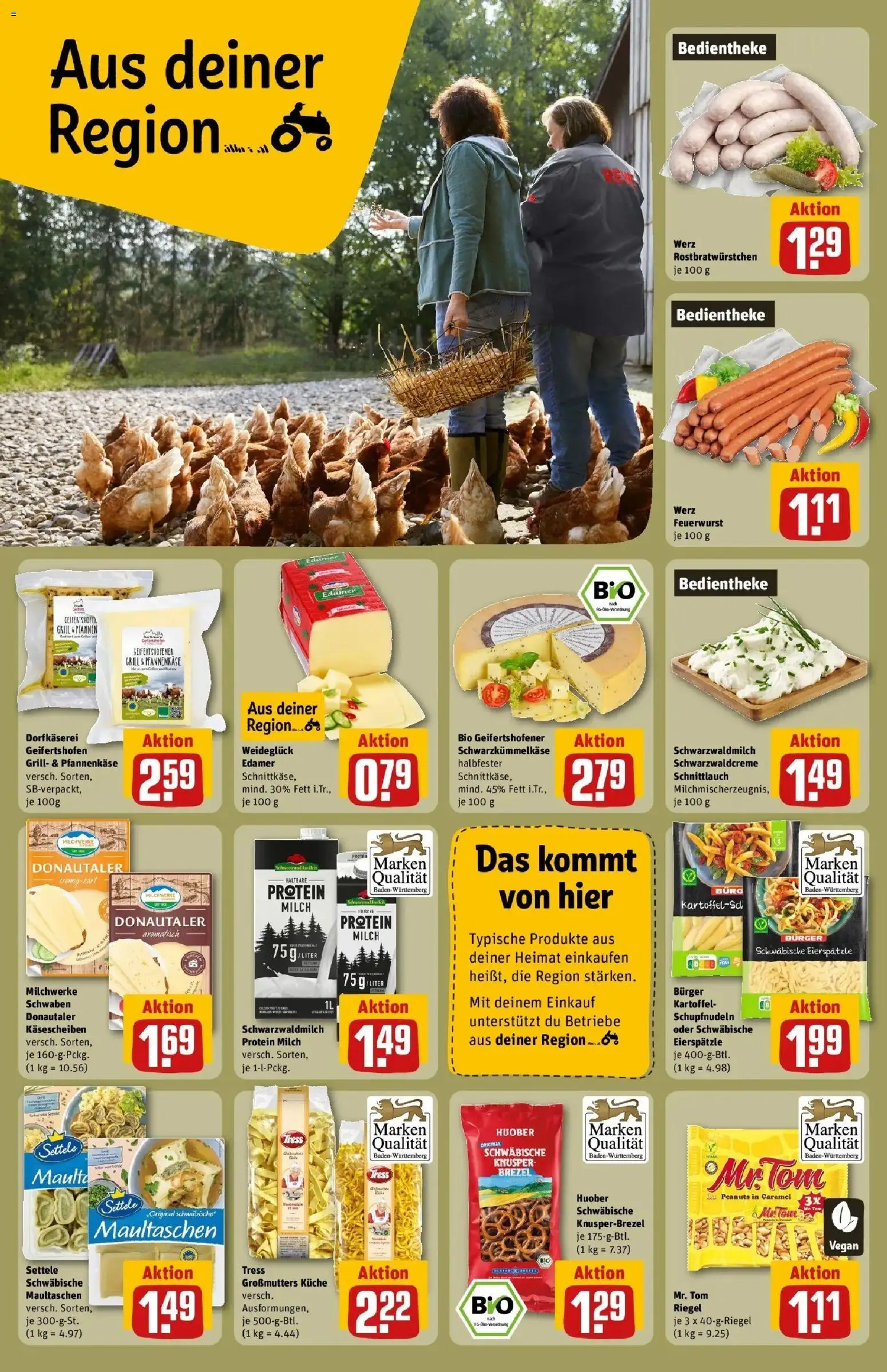Rewe Prospekt Ettlingen – gültig ab 27.07.2026 | Seite: 26 | Produkte: Grill, Küche, Edamer, Maultaschen