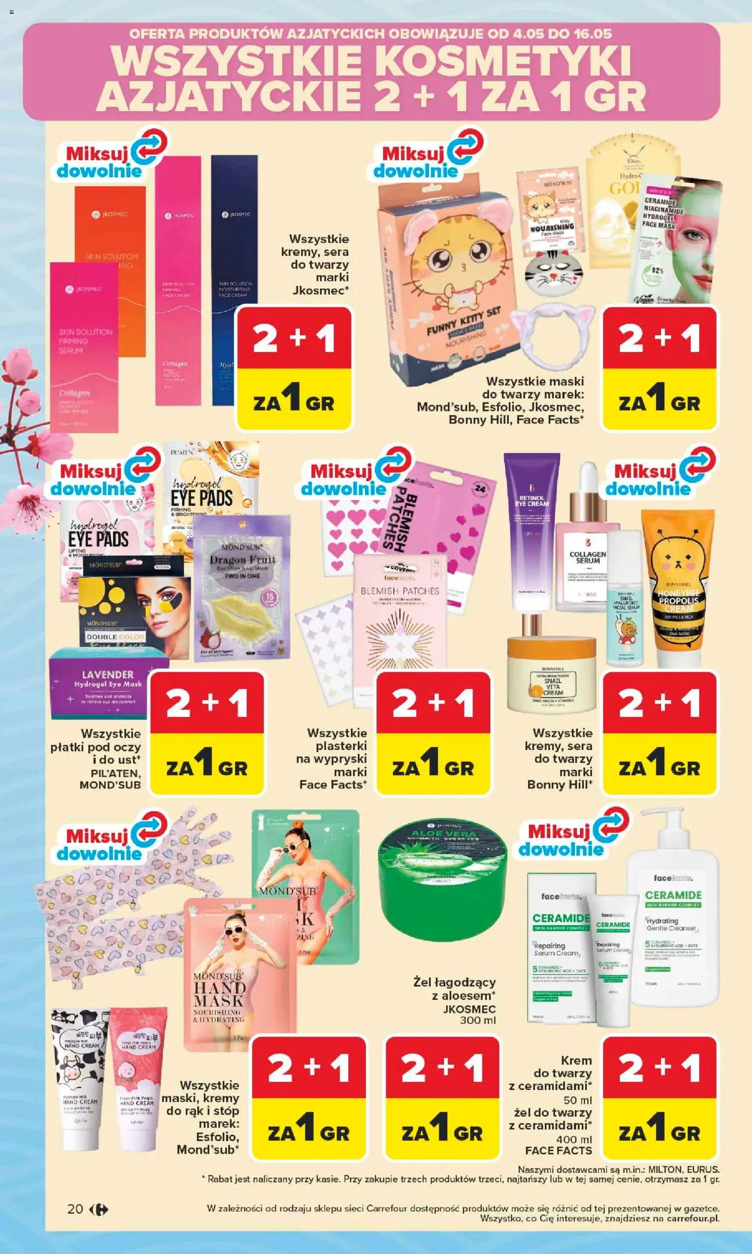 Carrefour gazetka od 04.05.2026 | Strona: 22 | Produkty: Kosmetyki, Płatki, Krem