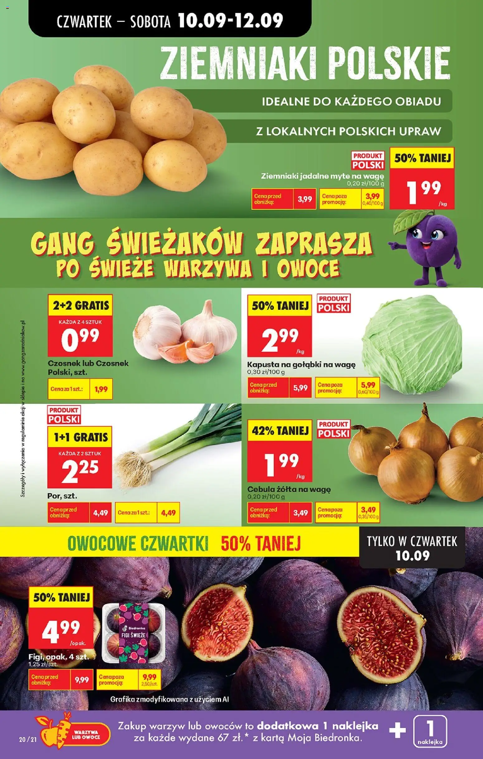 Biedronka Polsko leták - Codziennie niskie ceny od 10.09.2026 | Strana: 36 | Produkty: Kapusta