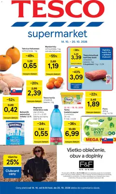 Tesco leták platný od 14.10.2026